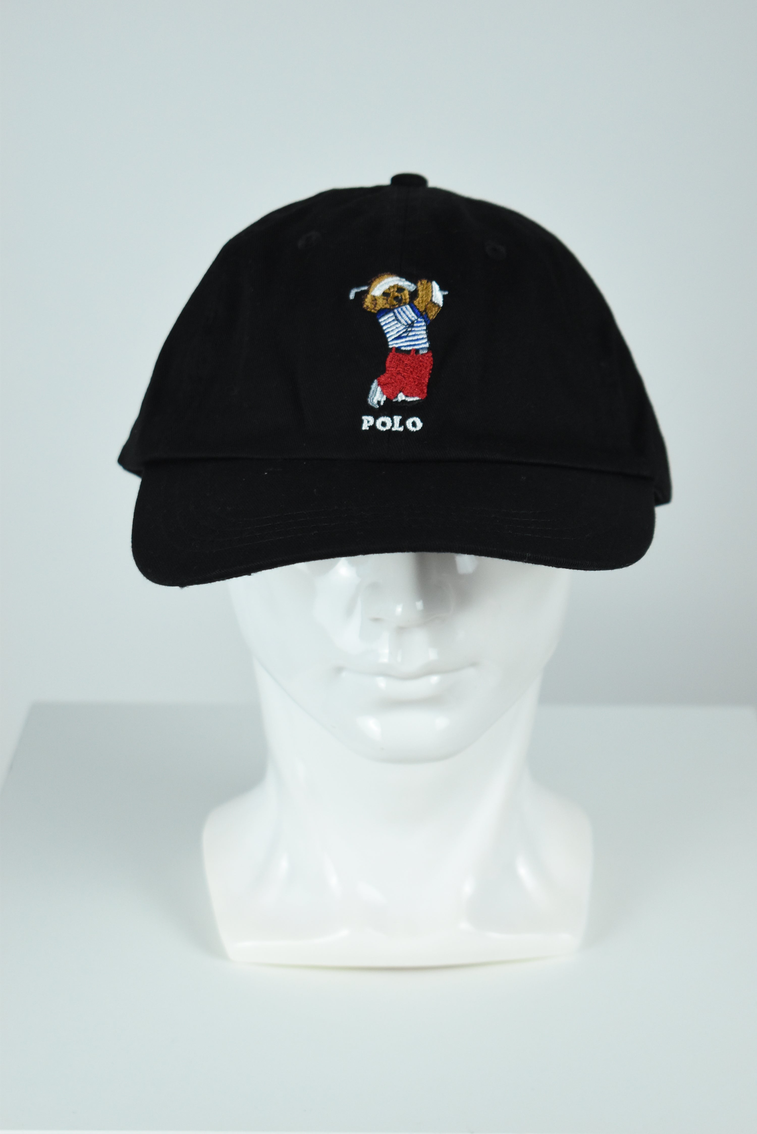 New Ralph Lauren Polo Bear Golf Cap Black OS