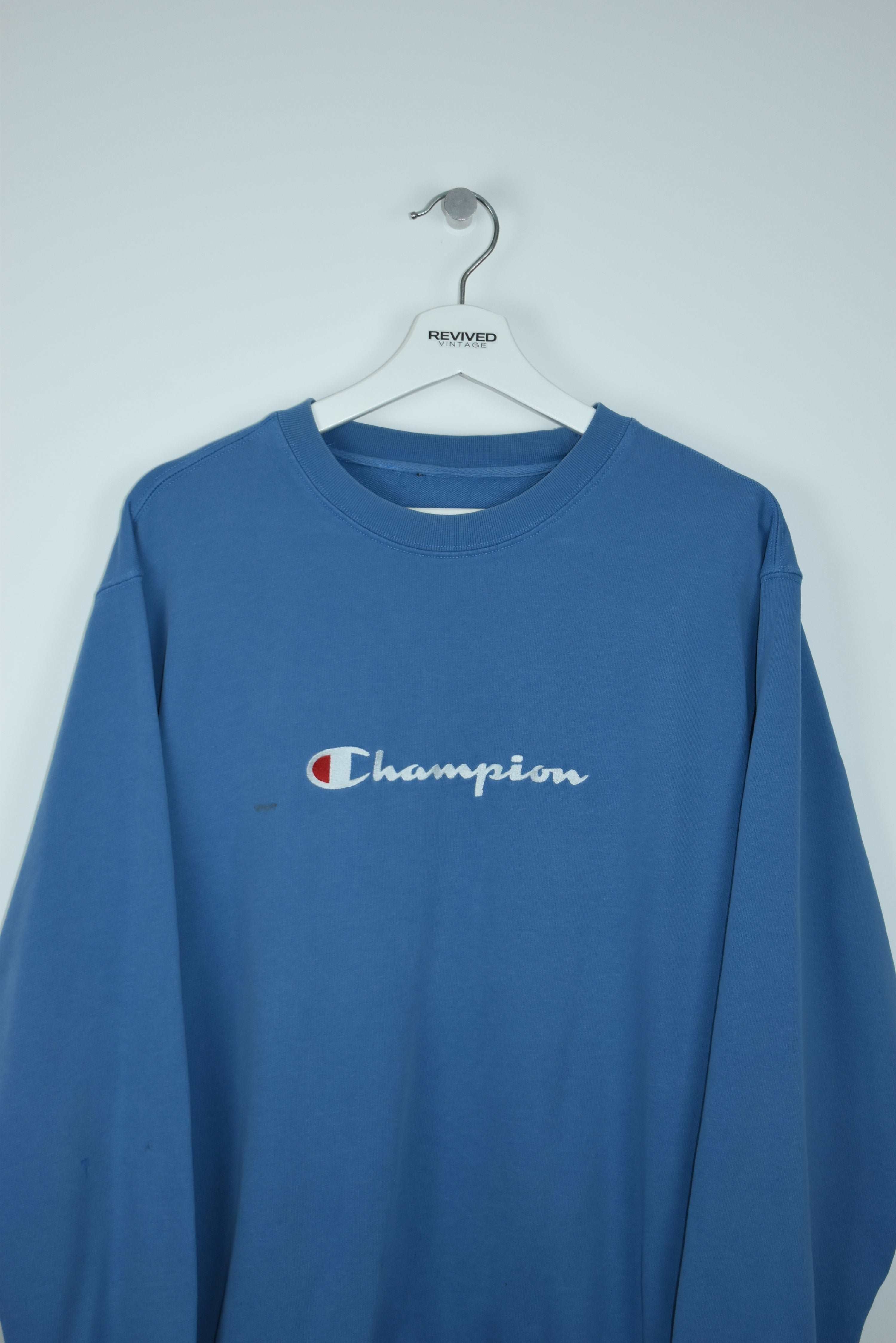 Vintage Champion Embroidered Sweatshirt Large