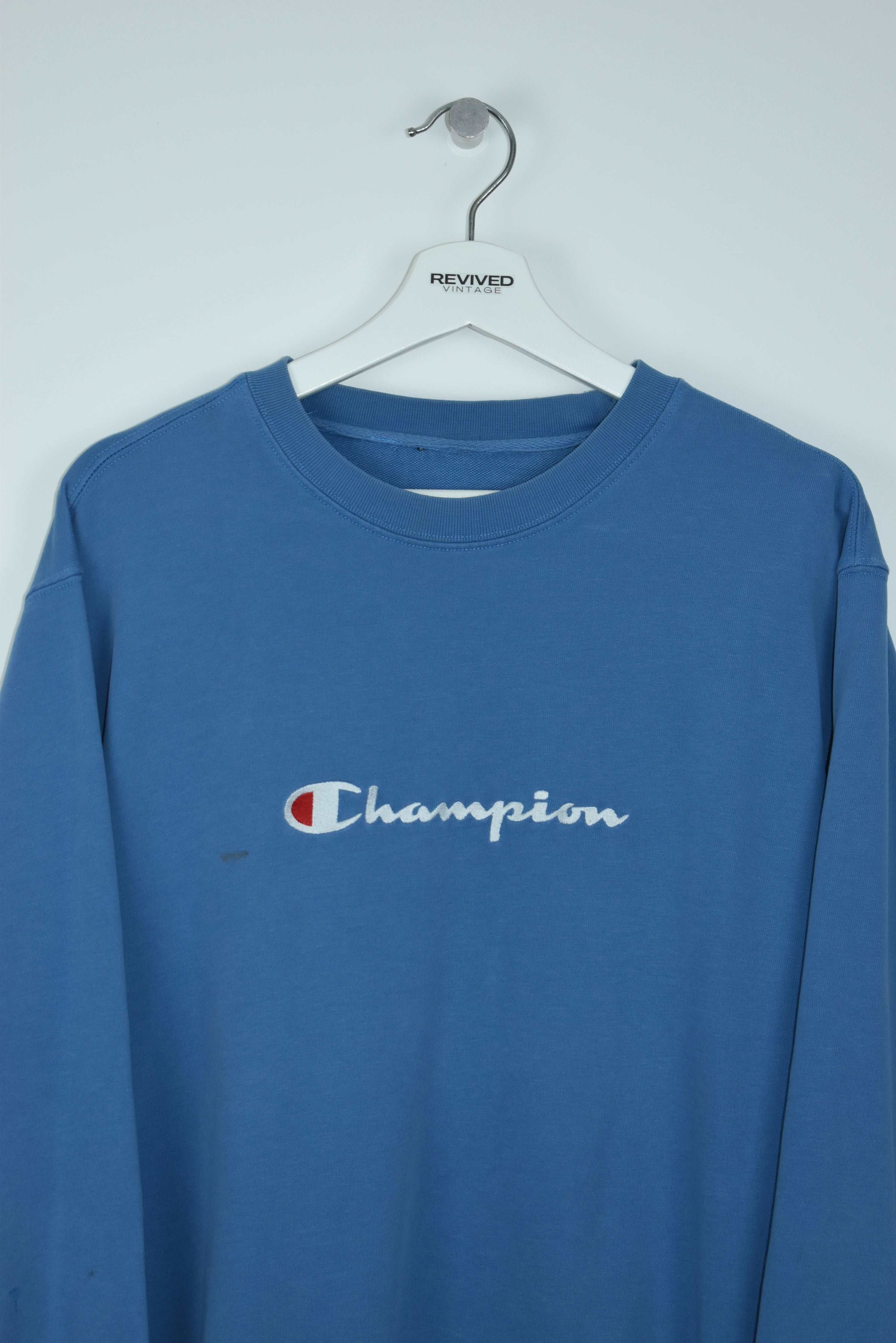 Vintage Champion Embroidered Sweatshirt Large