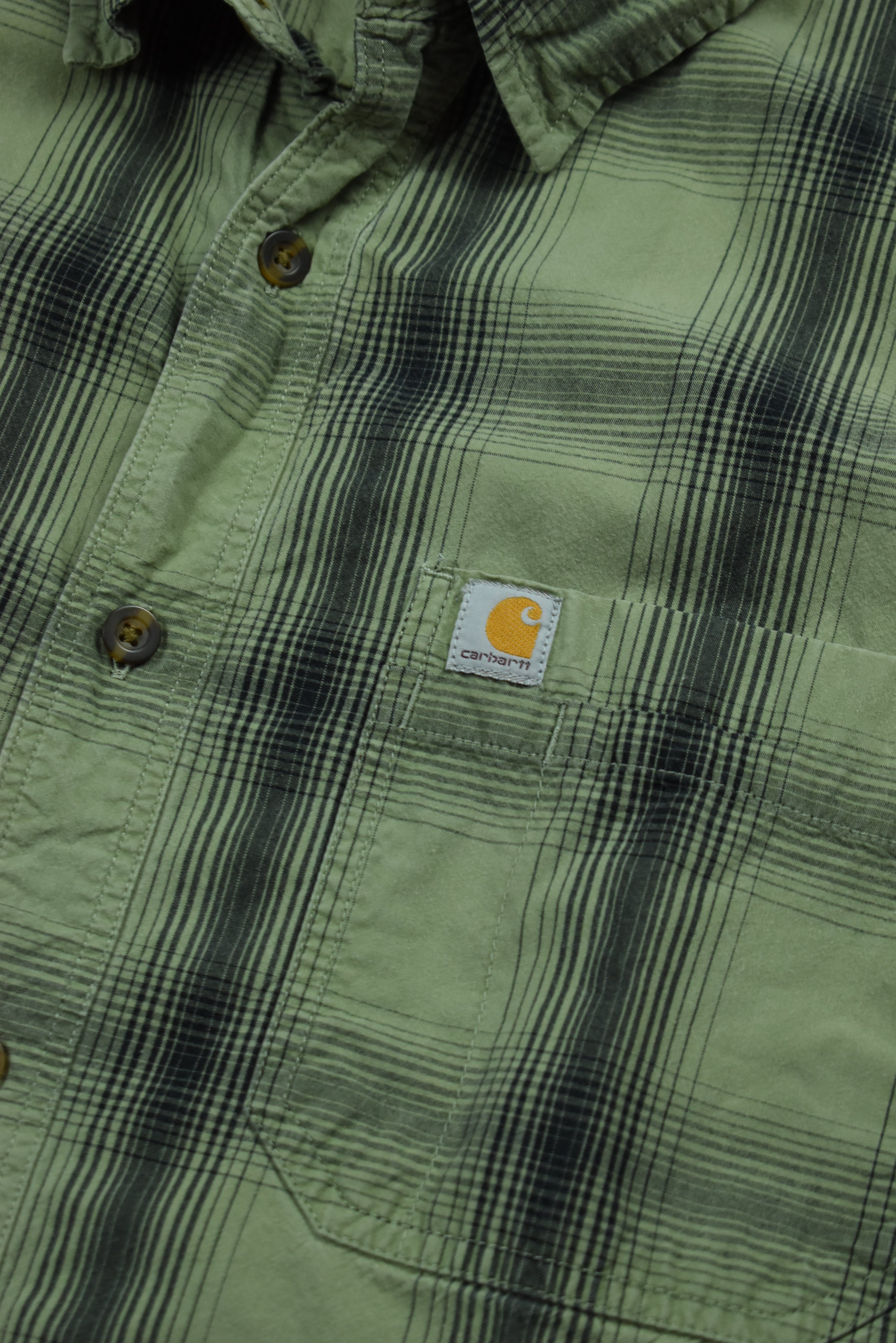Vintage Carhartt Button Up Casual Shirt Xlarge