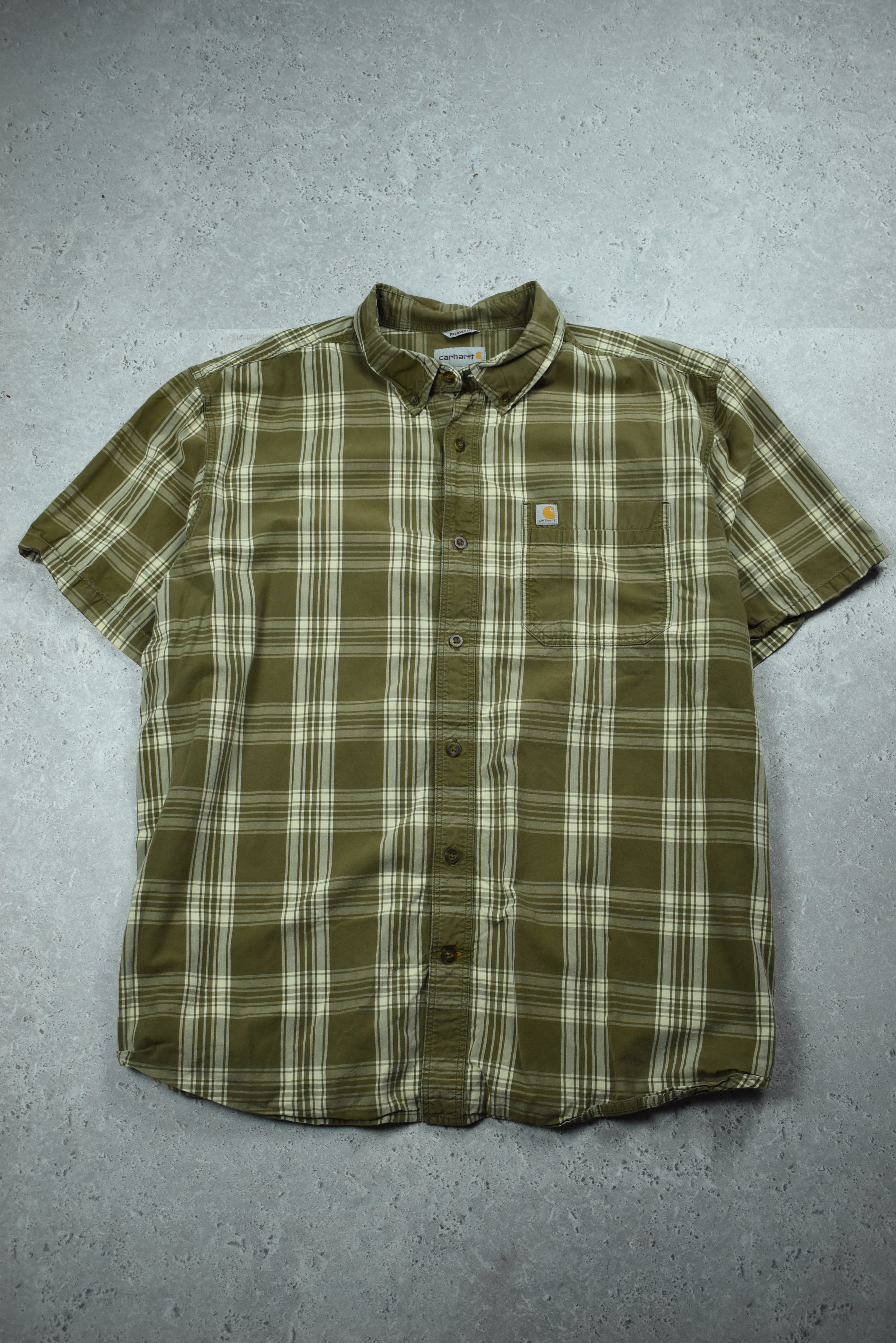 Vintage Carhartt Button Up Casual Shirt XXL