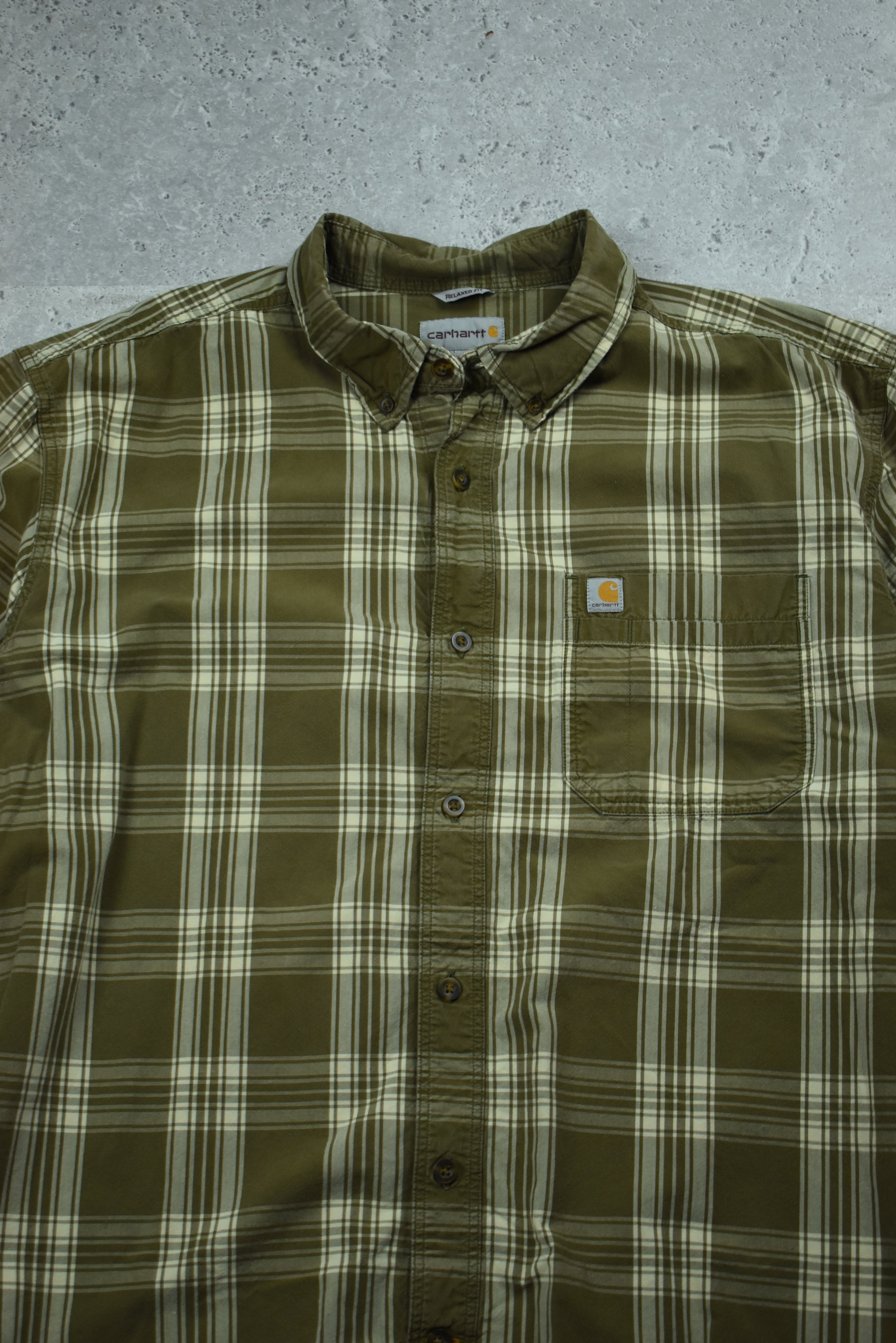 Vintage Carhartt Button Up Casual Shirt XXL