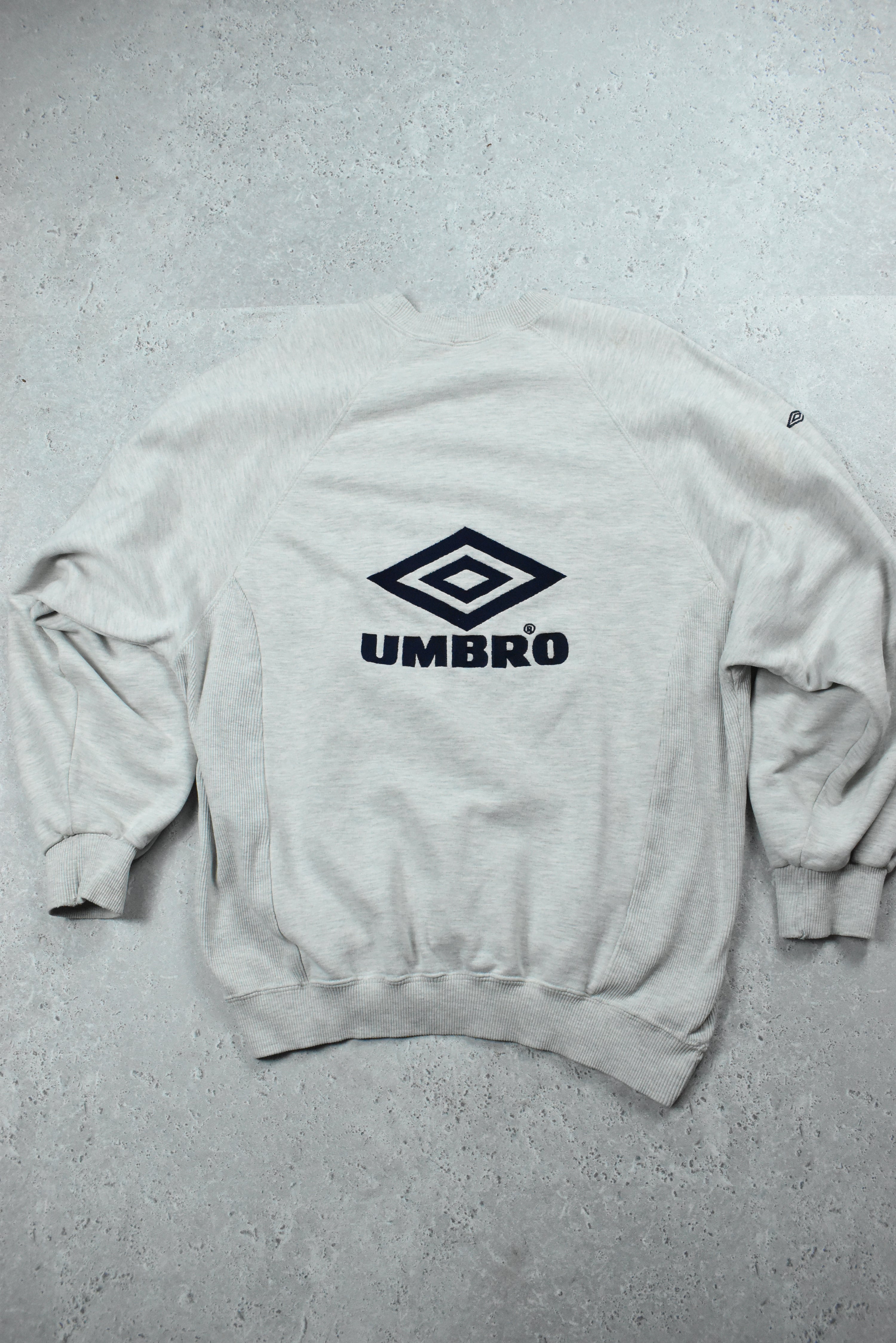 Vintage Umbro Embroidery Double Sided Sweatshirt Xlarge
