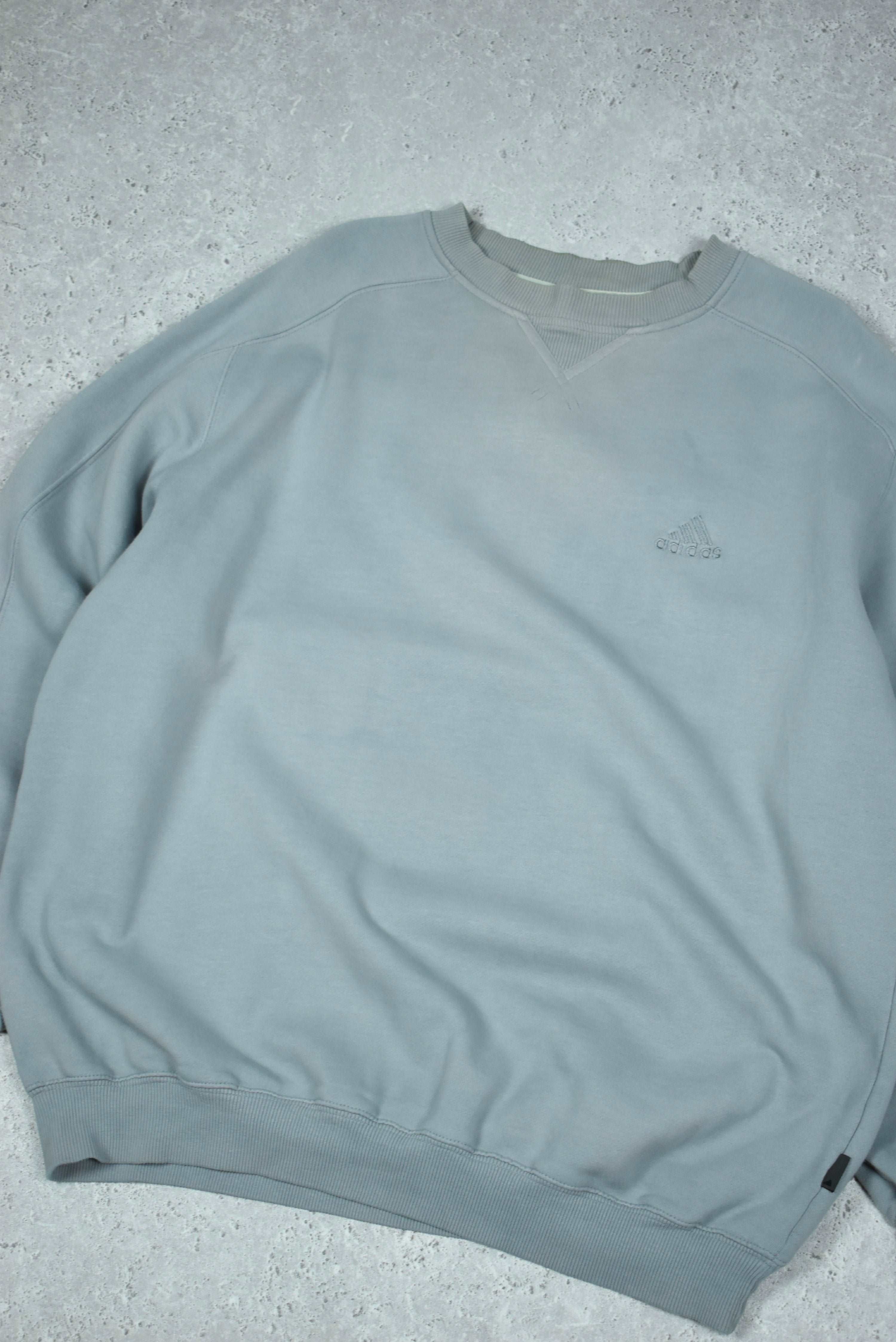 Vintage Adidas Embroidered Logo Sweatshirt XL