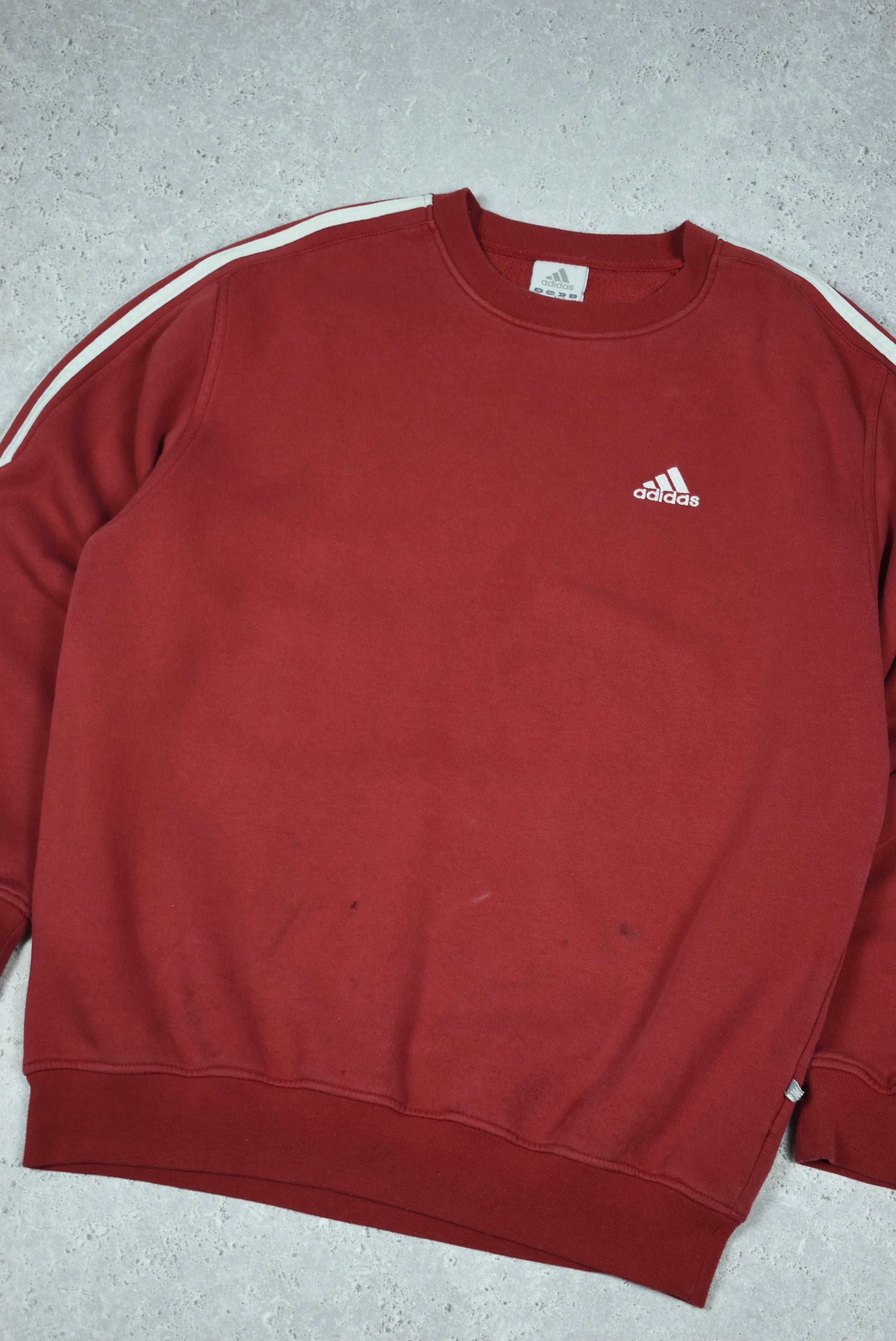 Vintage Adidas Embroidery Small Logo Sweatshirt Large