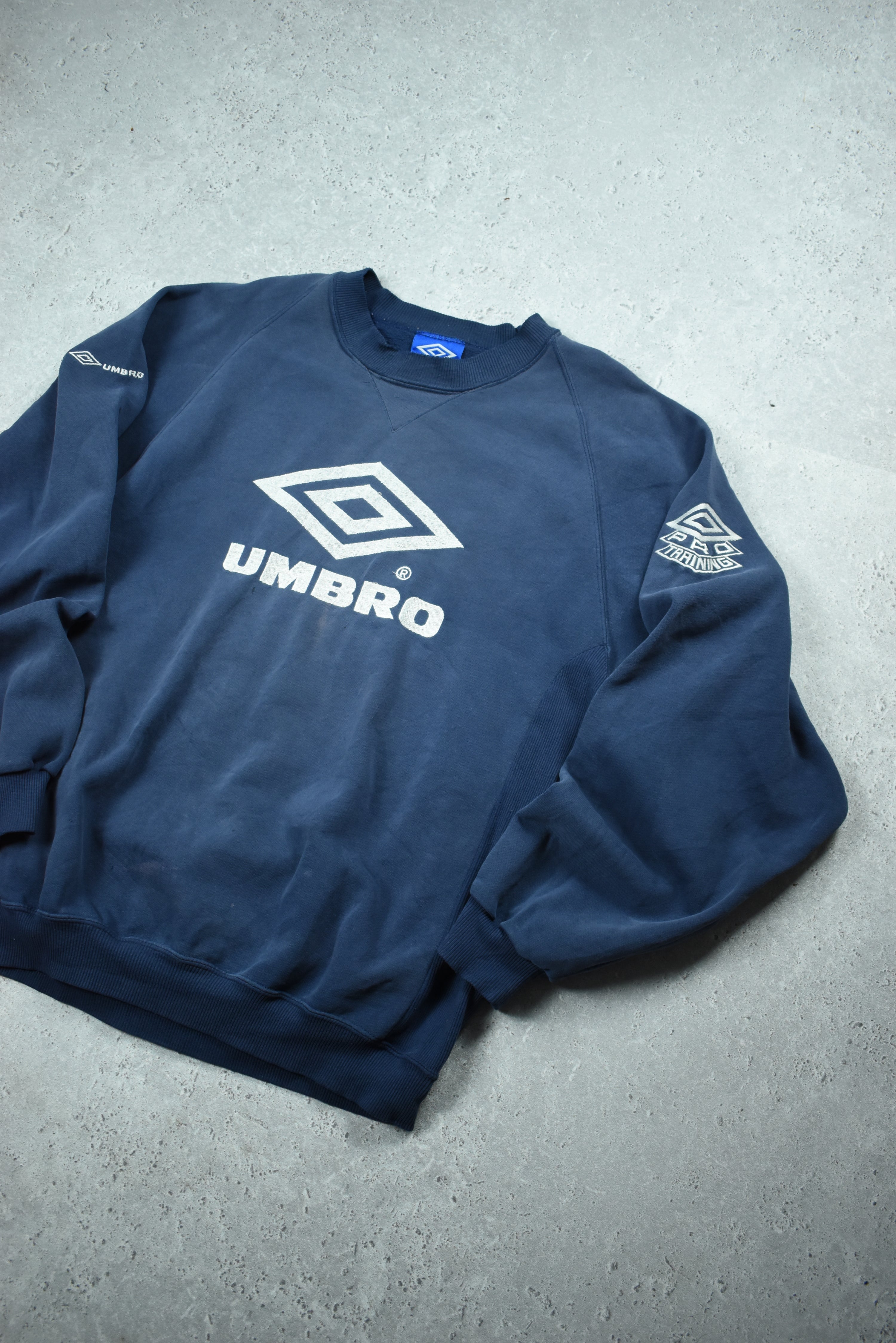 Vintage Umbro Embroidery Double Sided Sweatshirt Xlarge