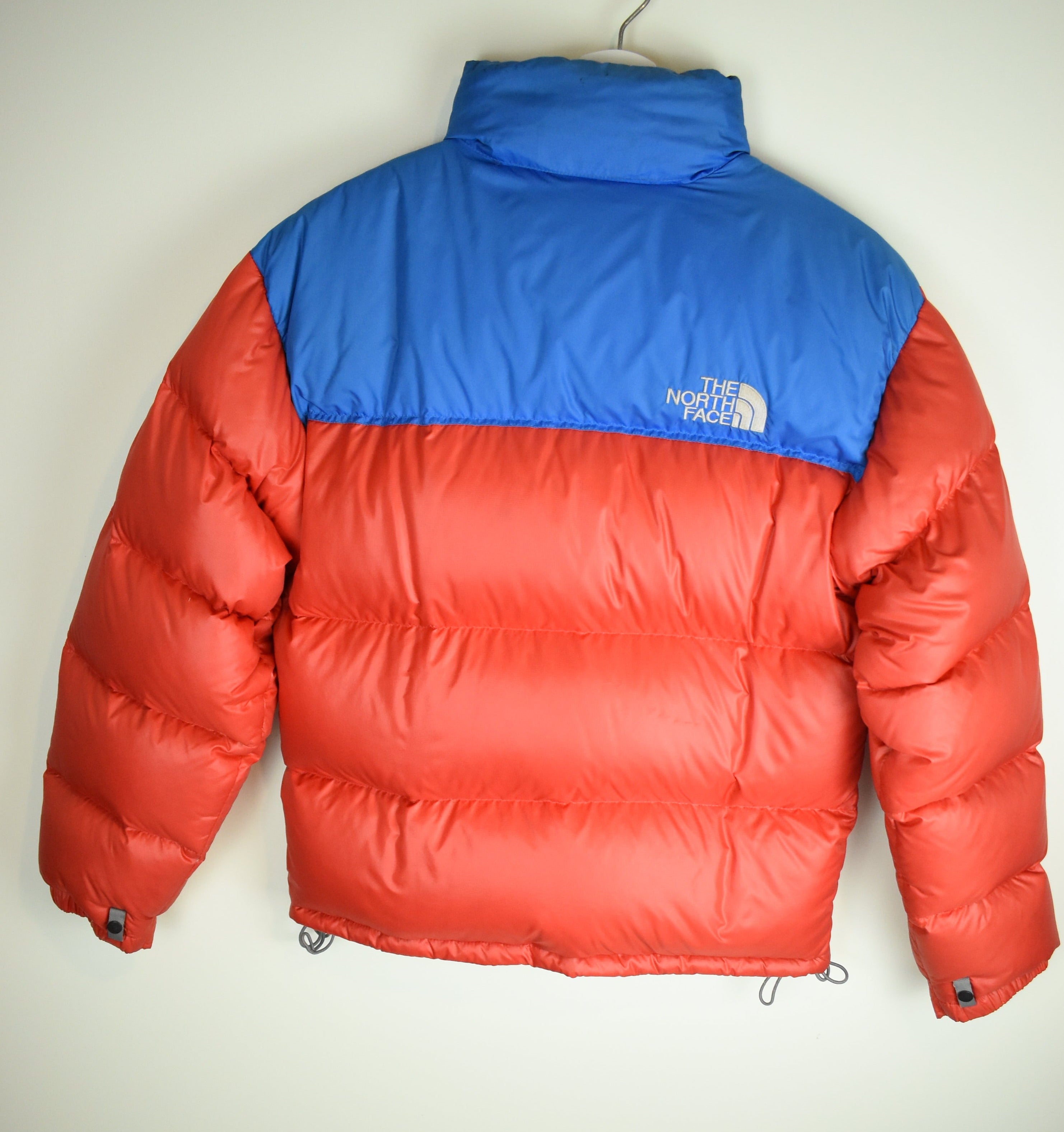 Vintage North Face 700 Nuptse Puffer Red/Blue Medium | Vintage Clothing