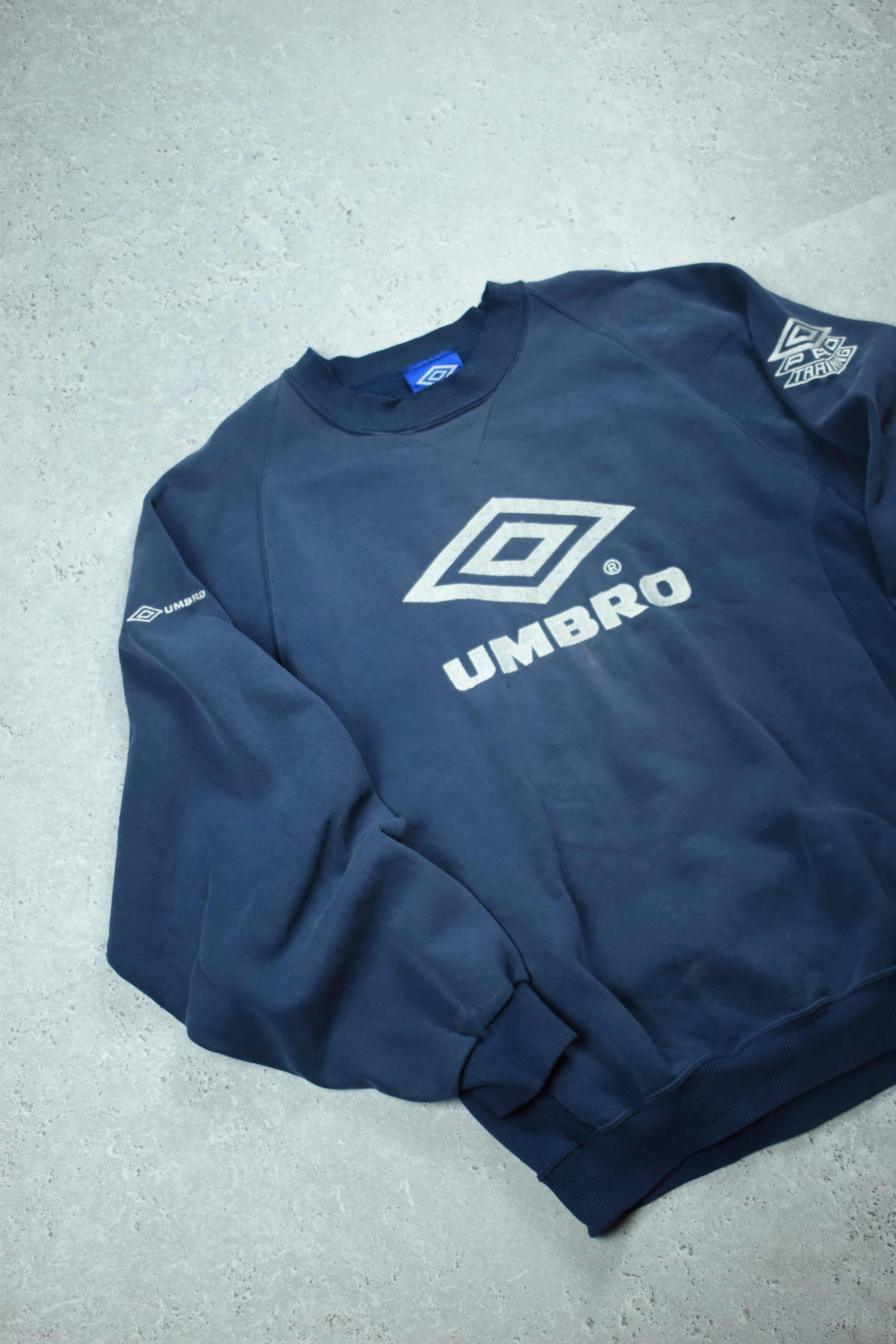 Vintage Umbro Embroidery Double Sided Sweatshirt Xlarge