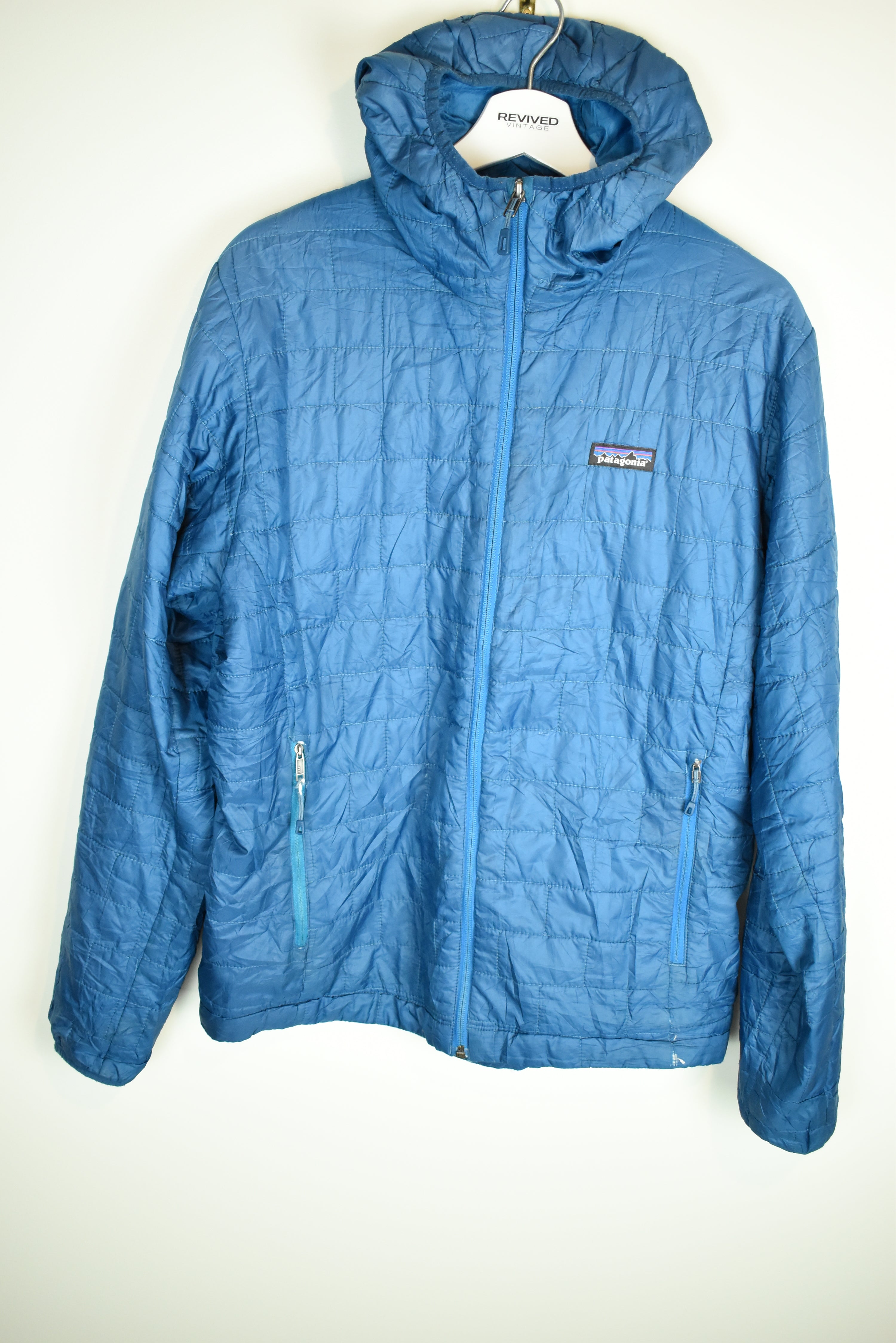 Vintage Patagonia Blue Puffer Jacket Medium | Vintage Clothing