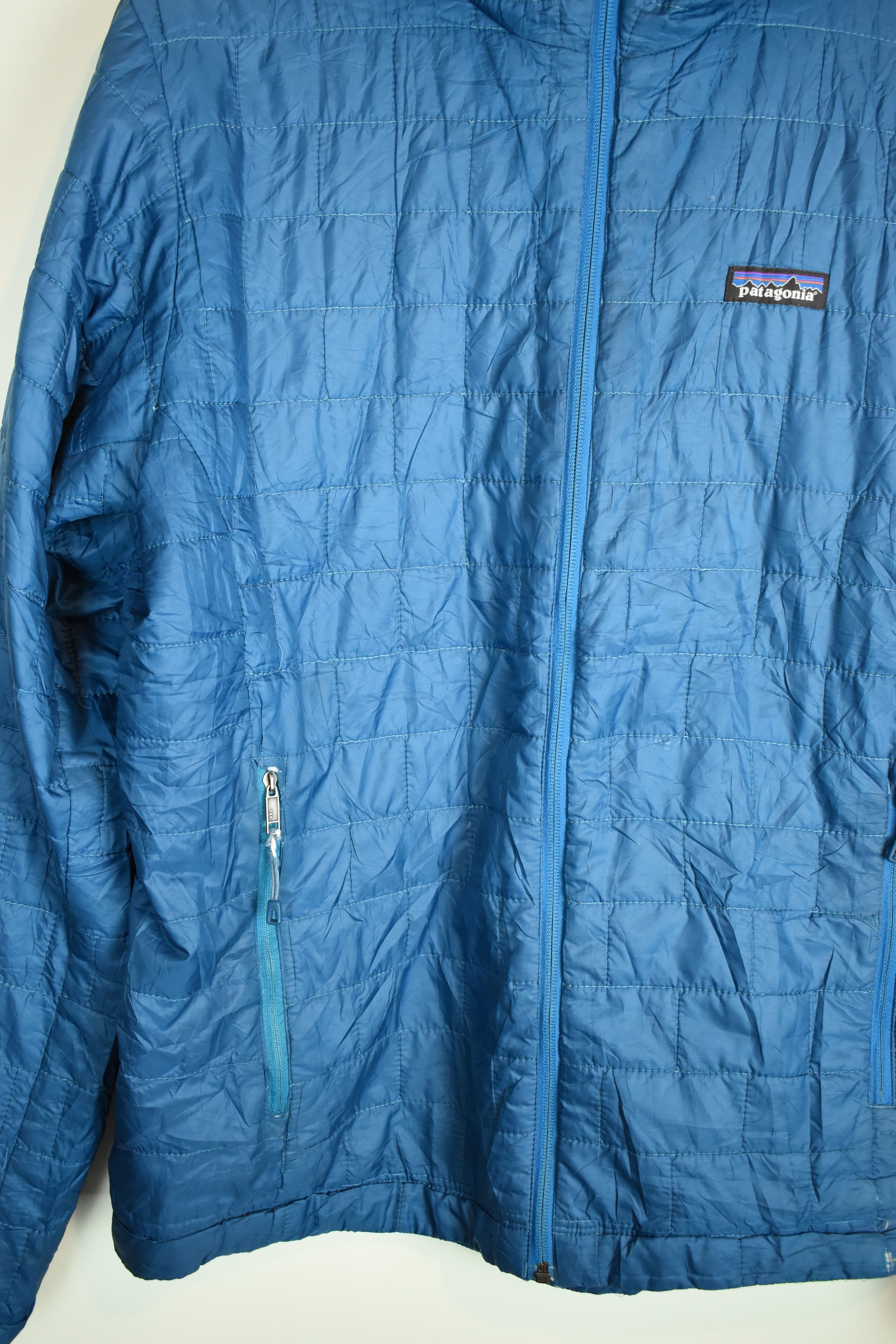 Vintage Patagonia Blue Puffer Jacket Medium | Vintage Clothing