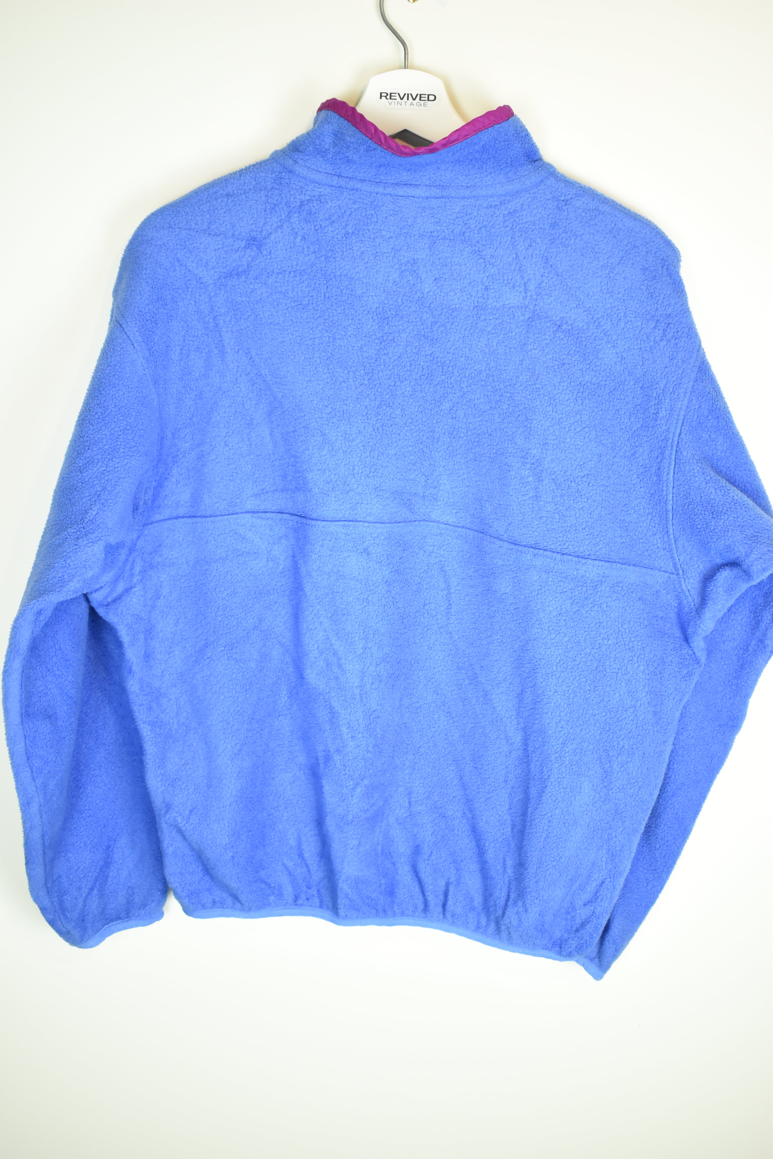Vintage Patagonia Synchilla Purplish Blue Fleece Large | Vintage Clothing