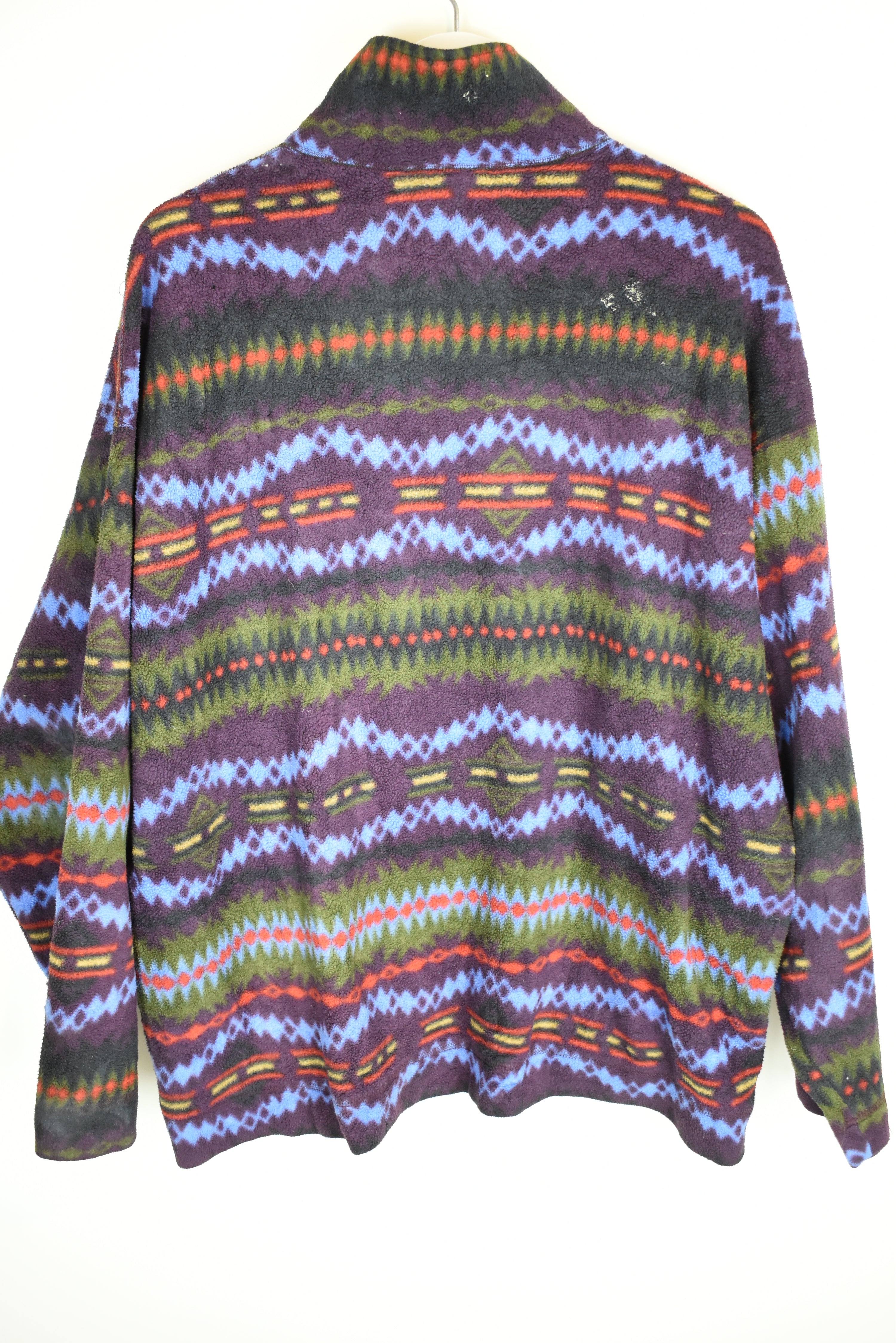 Vintage 90's Patagonia Printed Synchilla Shearling Sweater Fleece XL | Vintage Clothing