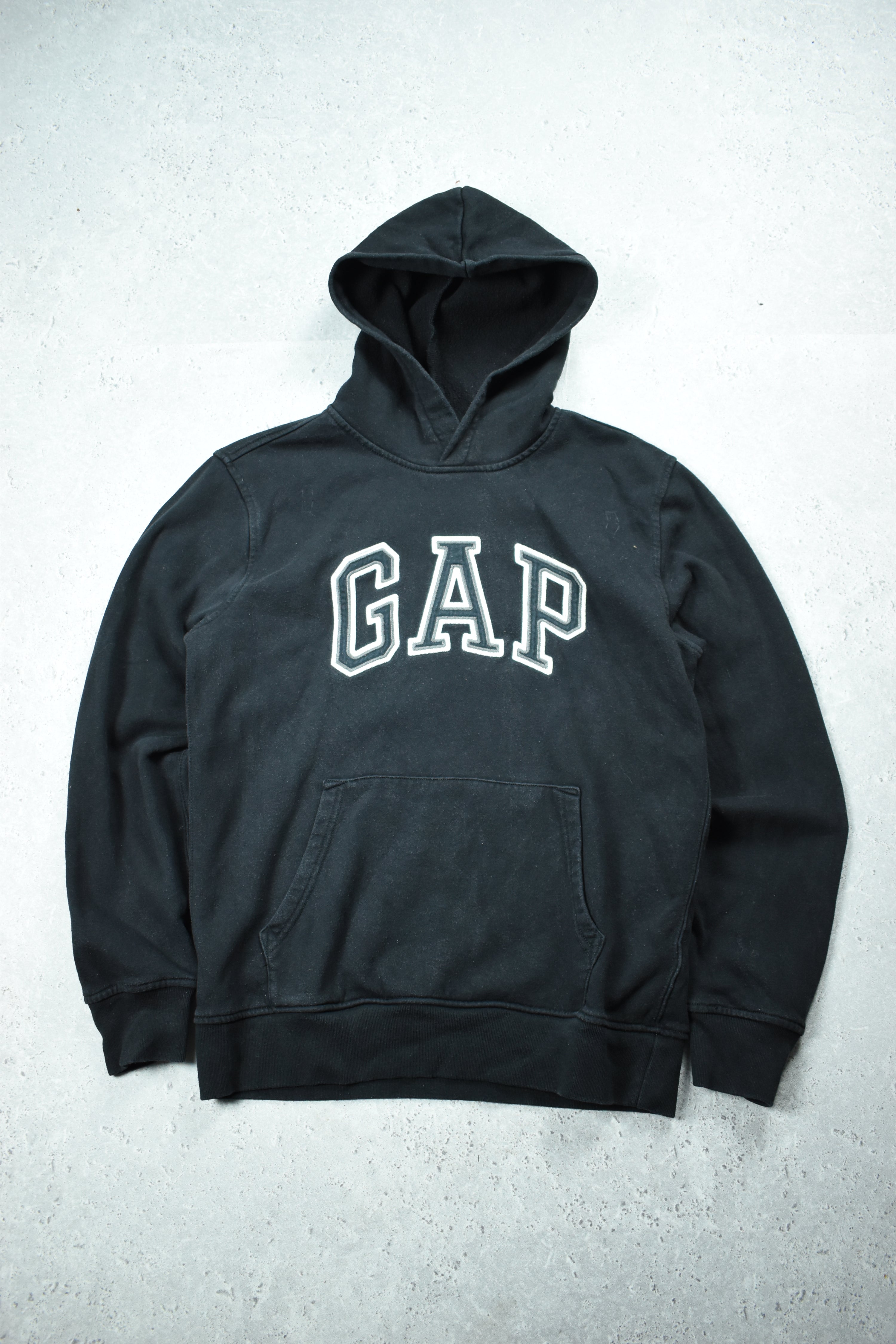 Vintage GAP Embroidery Logo Hoodie Small