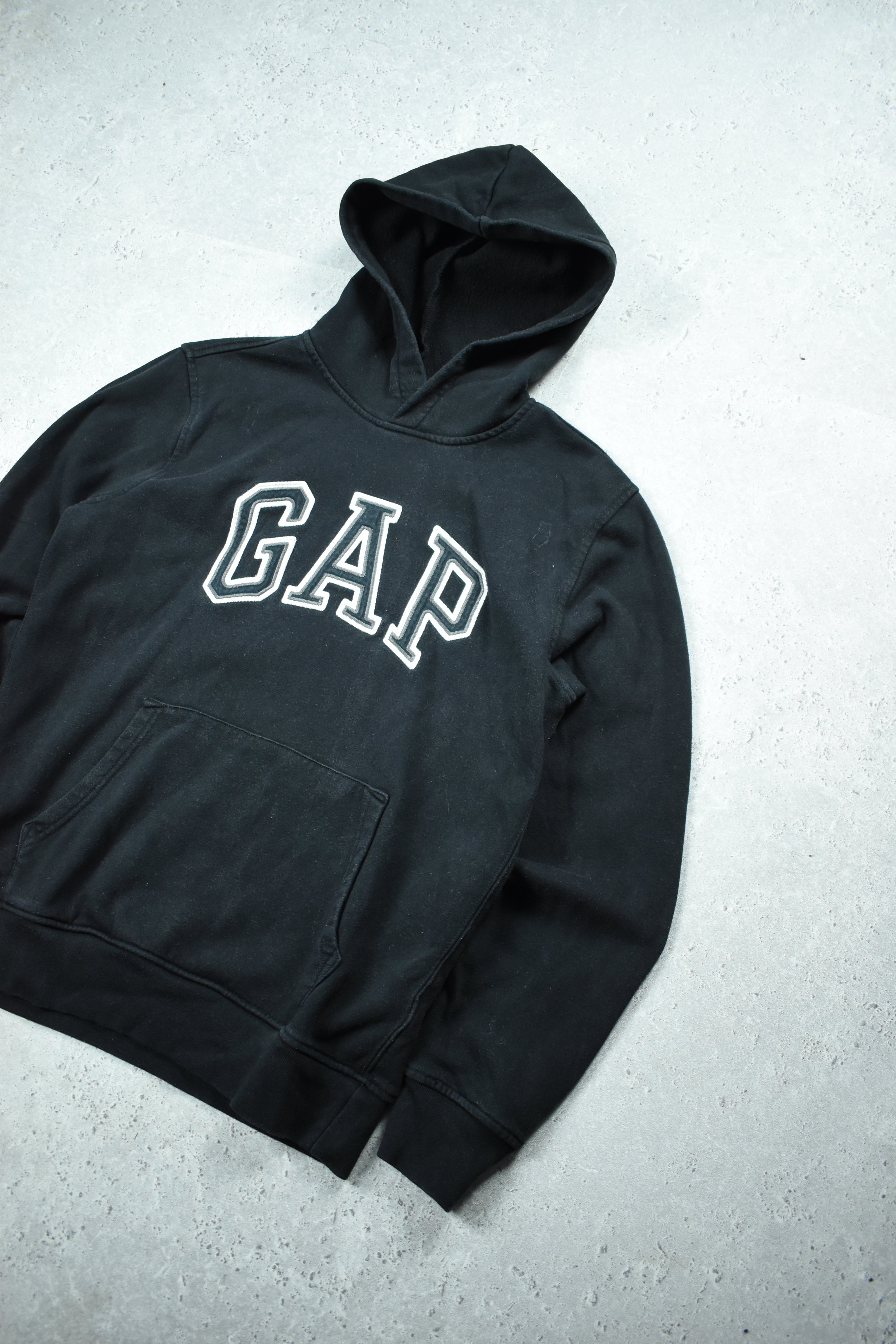 Vintage GAP Embroidery Logo Hoodie Small