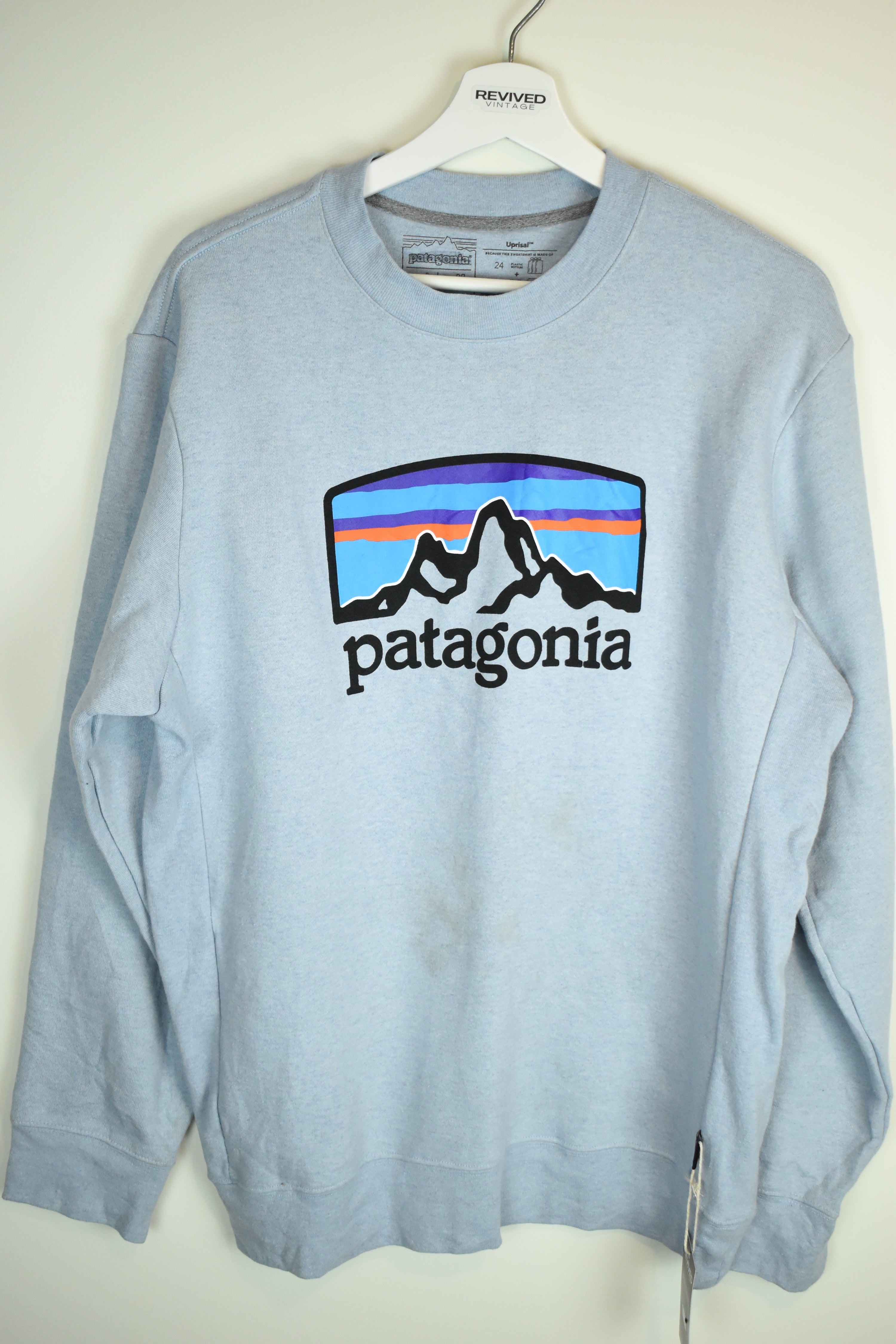 Vintage Patagonia Logo Print Sweatshirt Large | Vintage Clothing