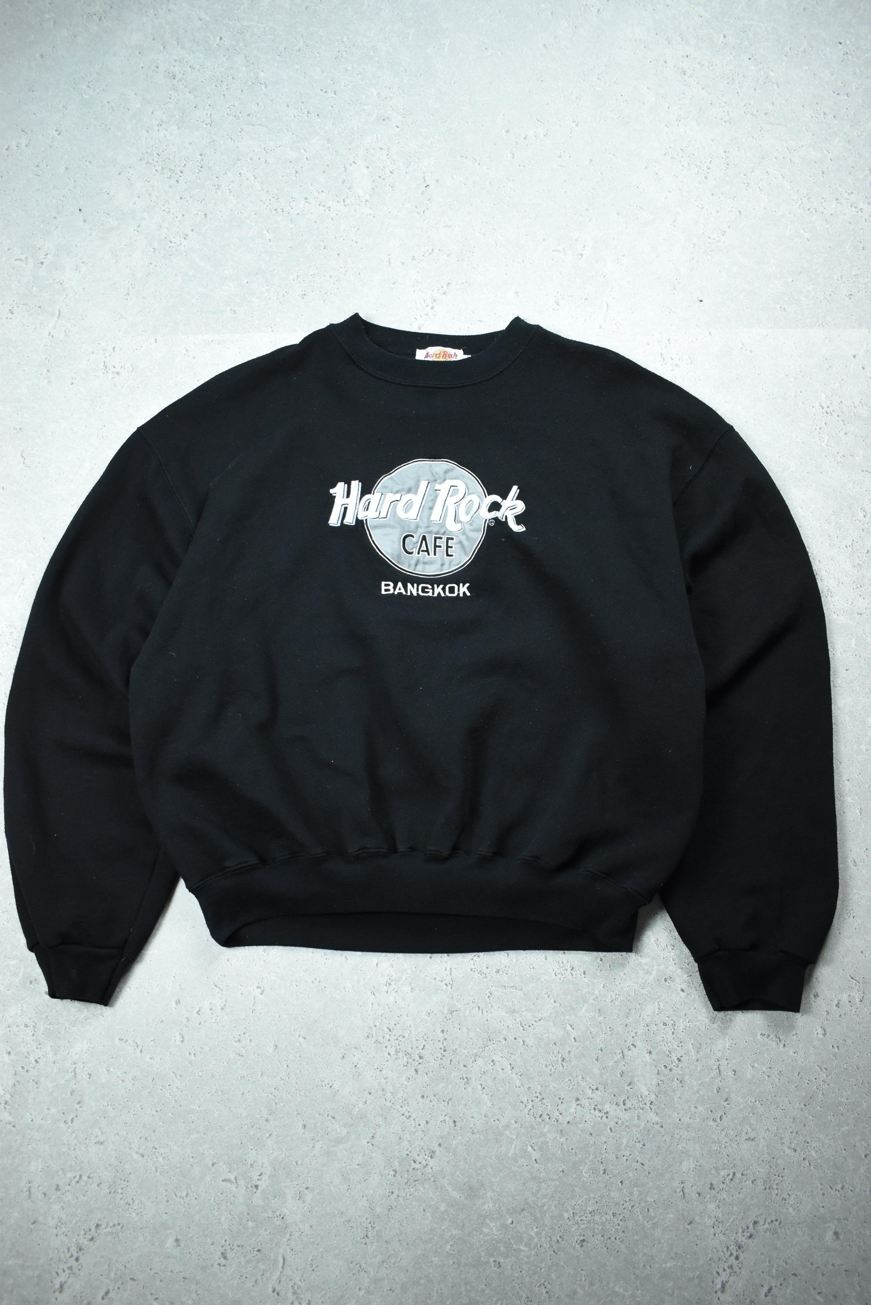 Vintage Hard Rock Café Embroidery Sweatshirt Xlarge