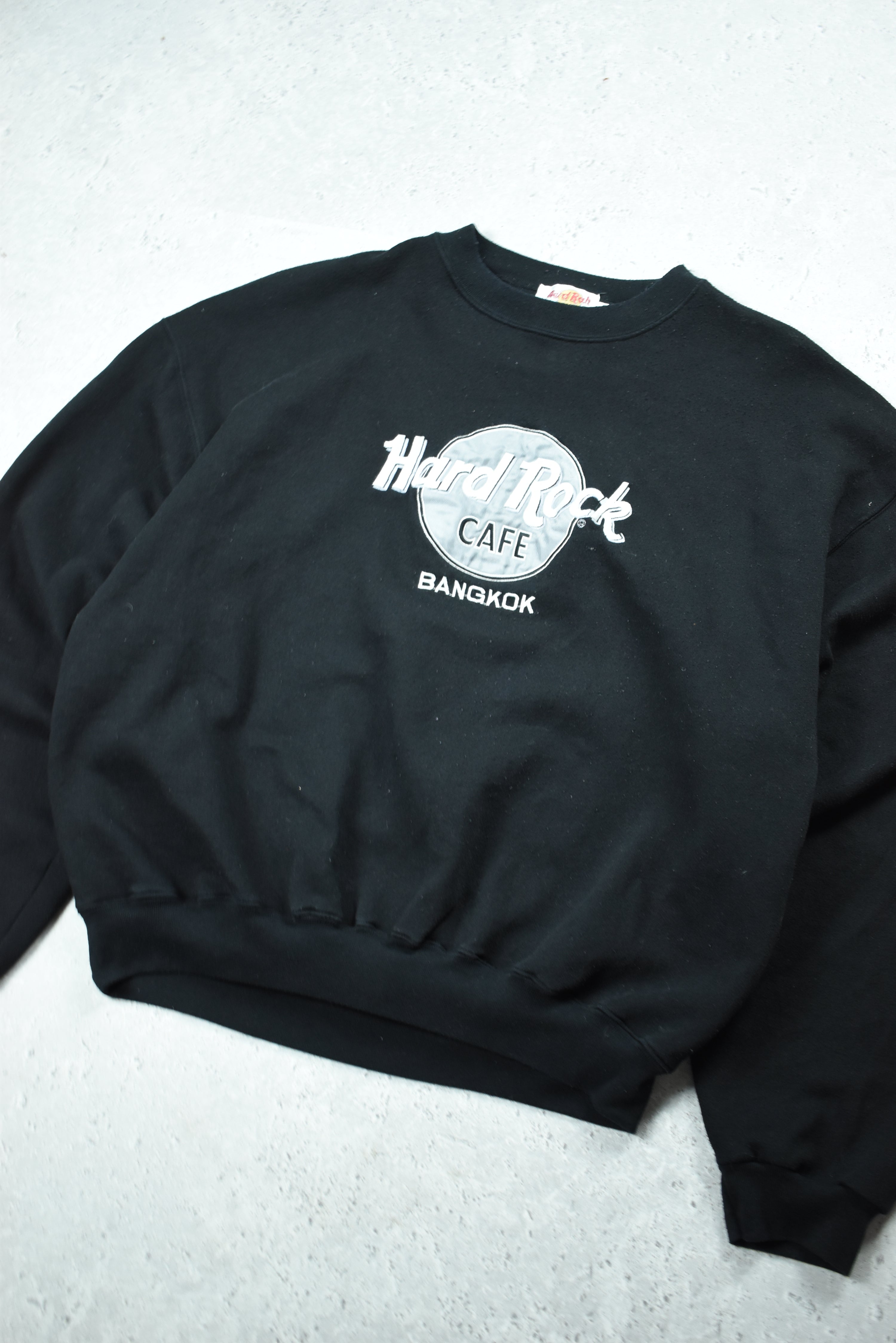Vintage Hard Rock Café Embroidery Sweatshirt Xlarge