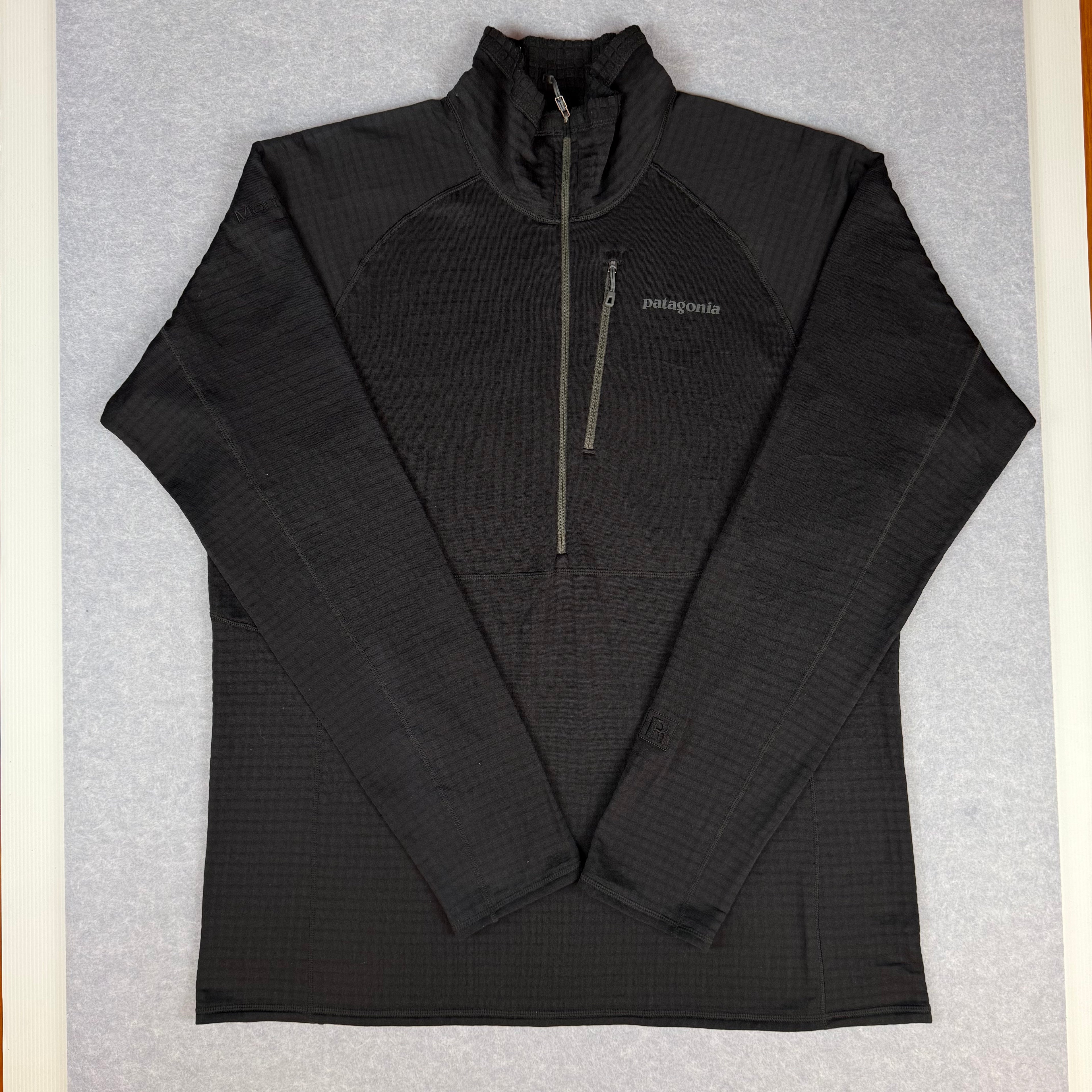 Vintage Patagonia R1 Black Fleece Pullover Large