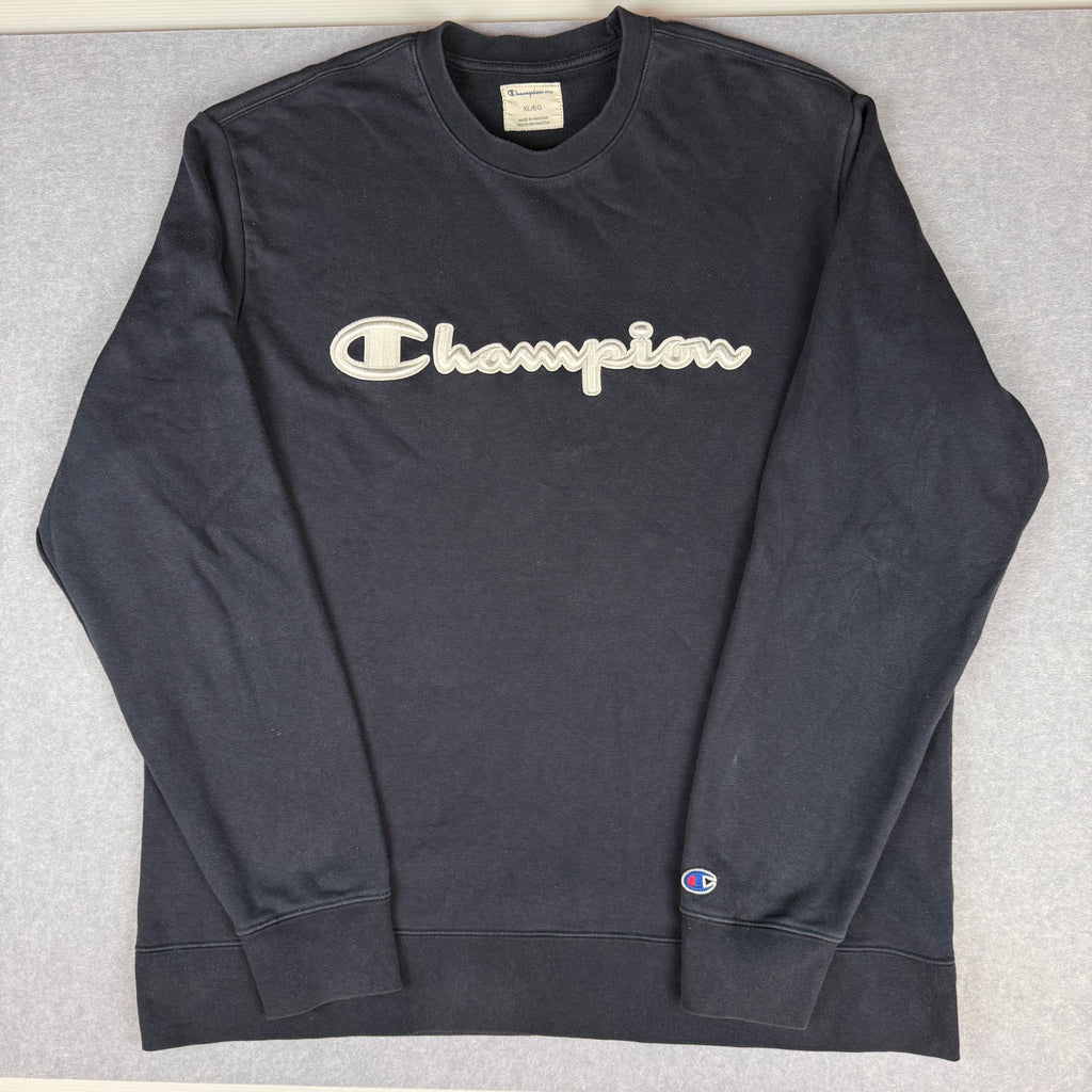 Vintage Champion Embroidered Logo Sweatshirt XL