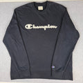 Vintage Champion Embroidered Logo Sweatshirt XL