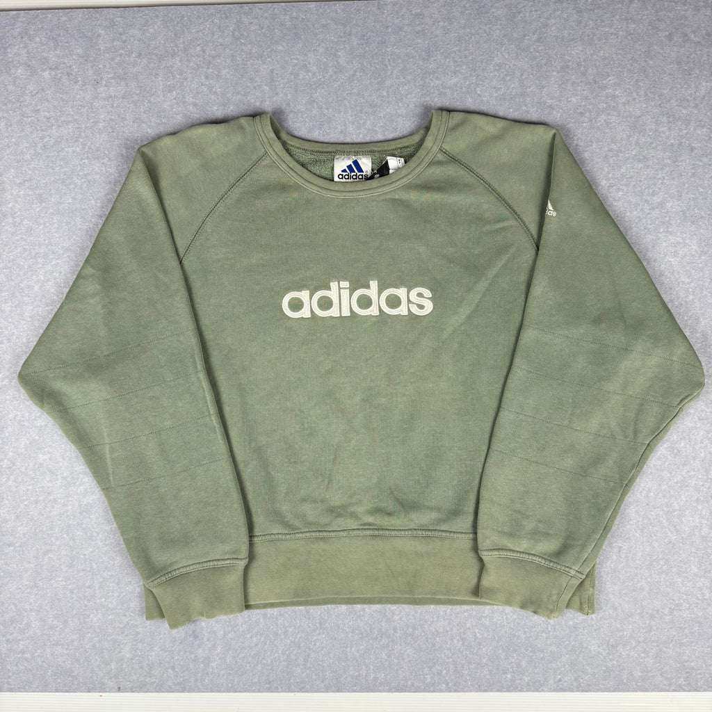 Vintage Adidas Embroidered Logo Sweatshirt Small (circa 2000s)