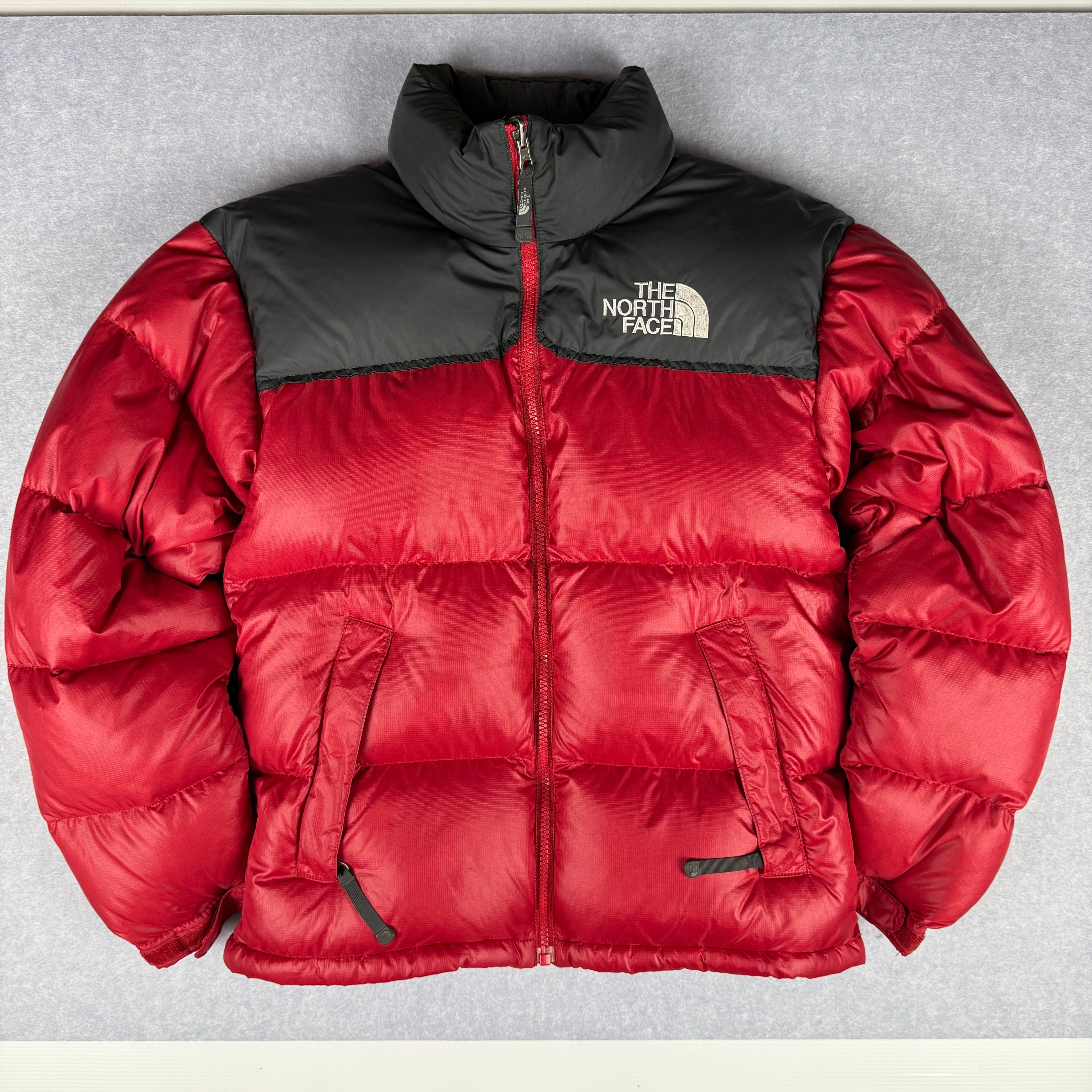 Vintage The North Face 700 Nuptse Puffer Jacket Red - Extra Small