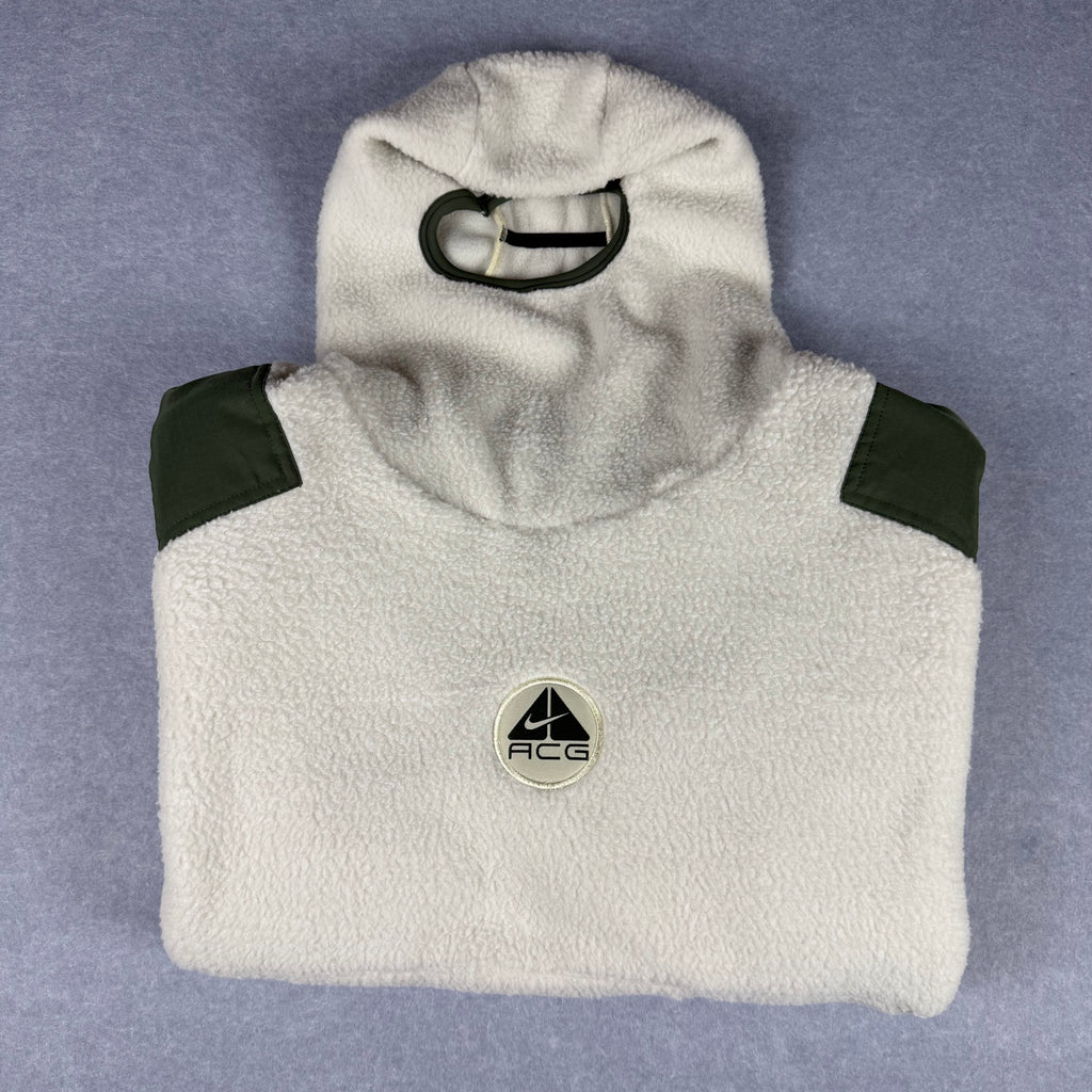VINTAGE Nike ACG Vintage Ninja Sherpa Fleece Balaclava Sweatshirt Jacket