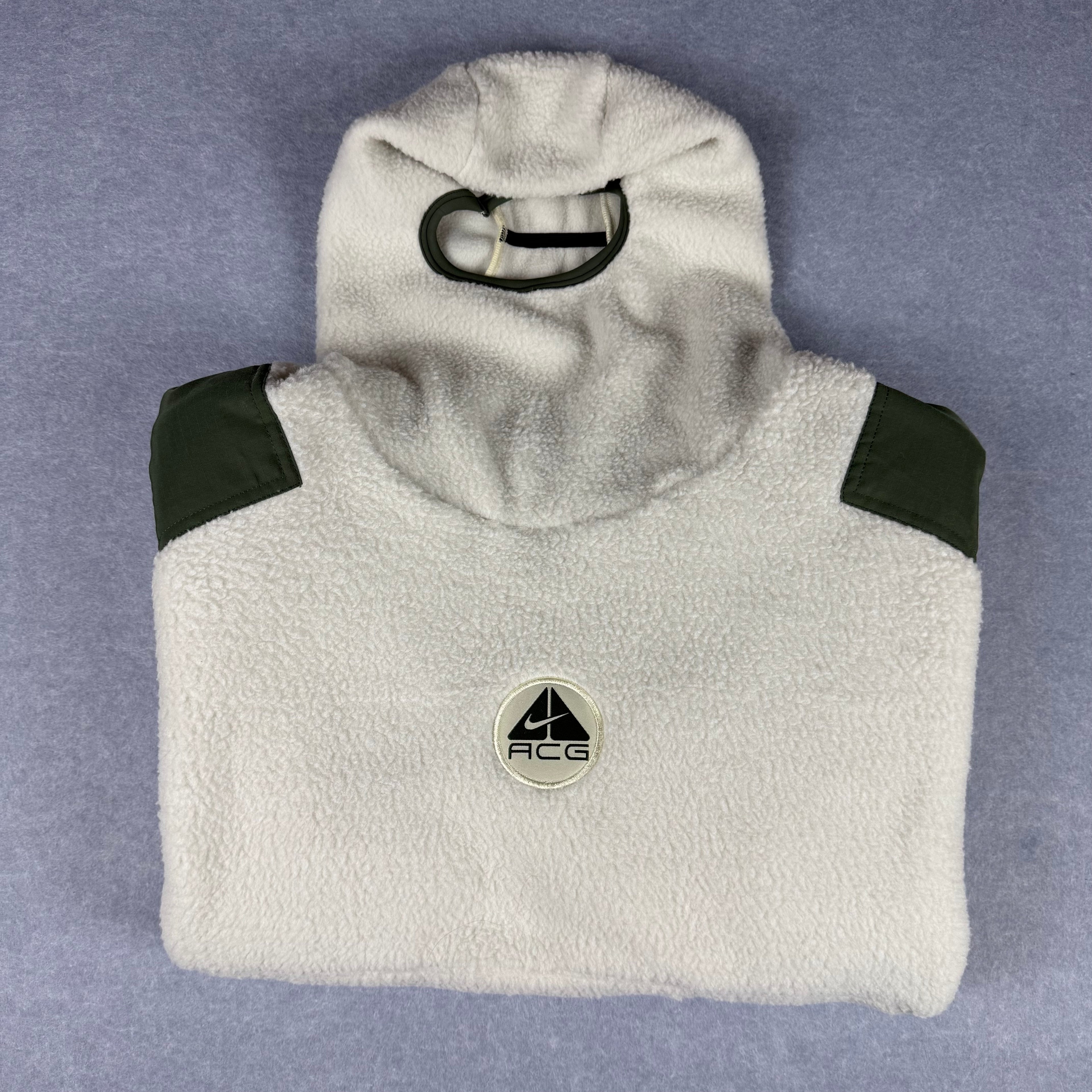 VINTAGE Nike ACG Vintage Ninja Sherpa Fleece Balaclava Sweatshirt Jacket