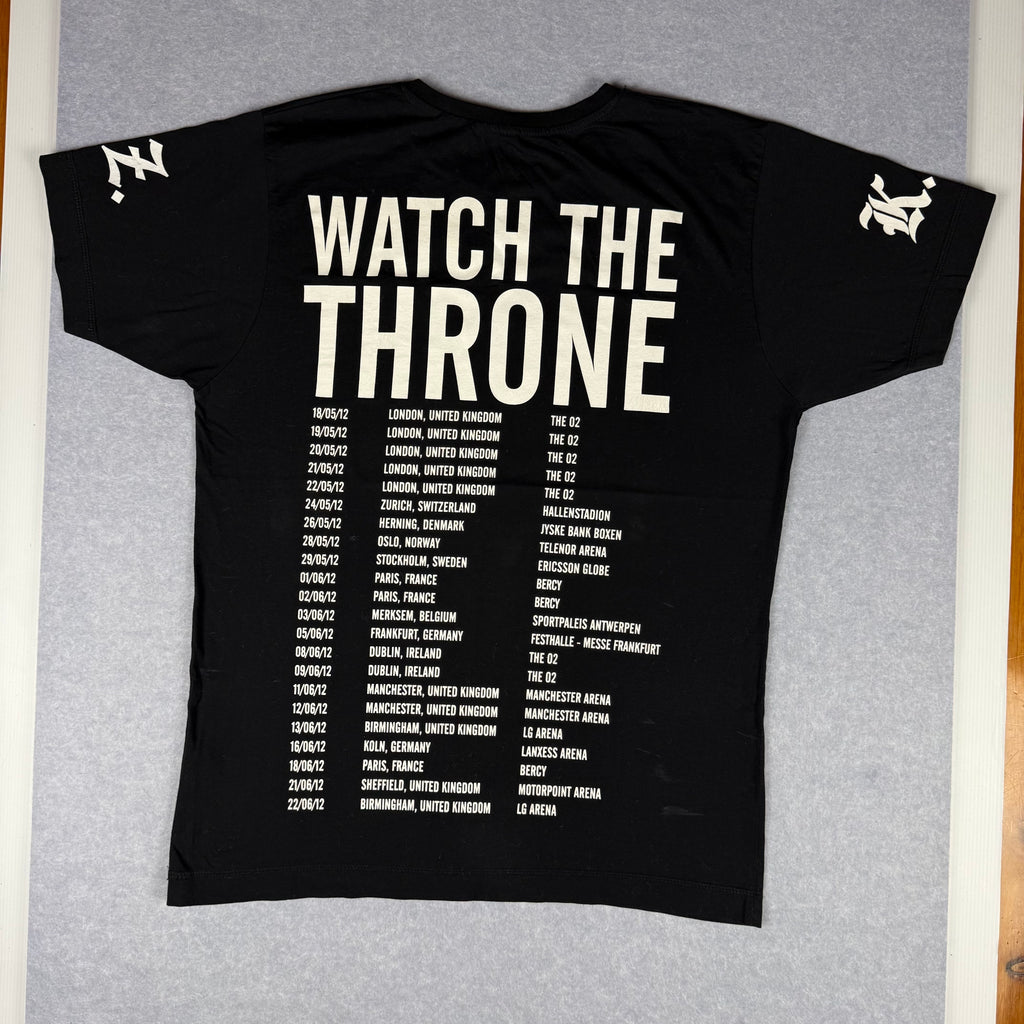 Kanye & Jay-Z Watch The Throne European Tour T-Shirt