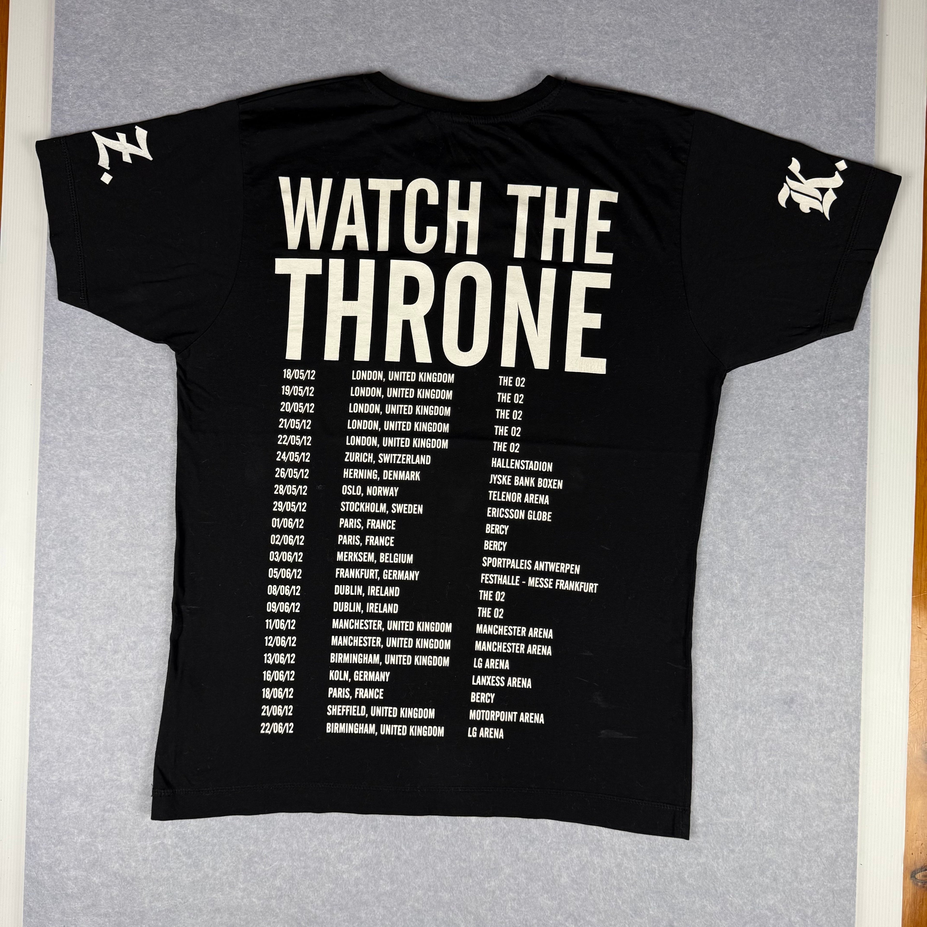 Kanye & Jay-Z Watch The Throne European Tour T-Shirt