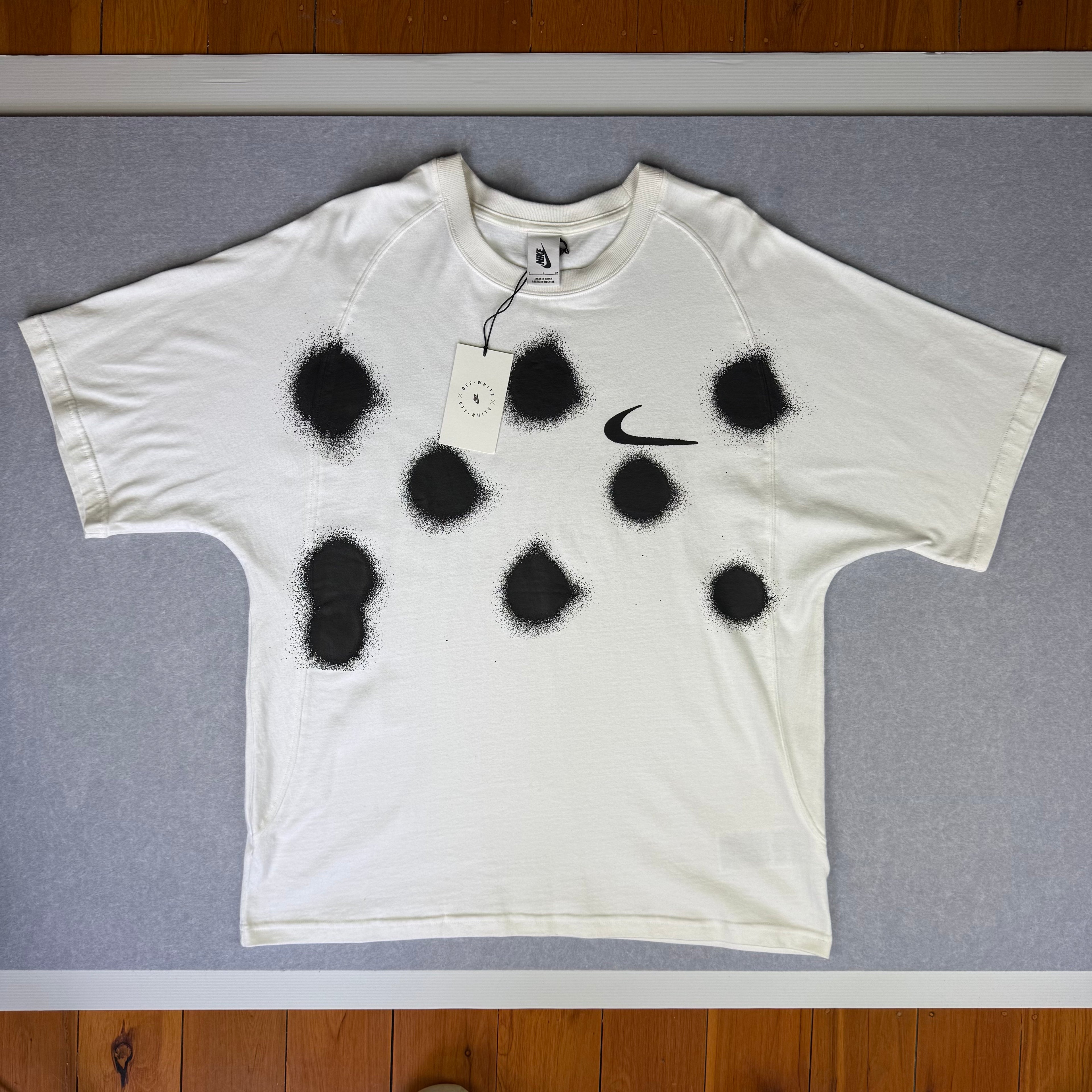 Nike x Off-White spray paint Dot t-shirt White - DEADSTOCK BNWT