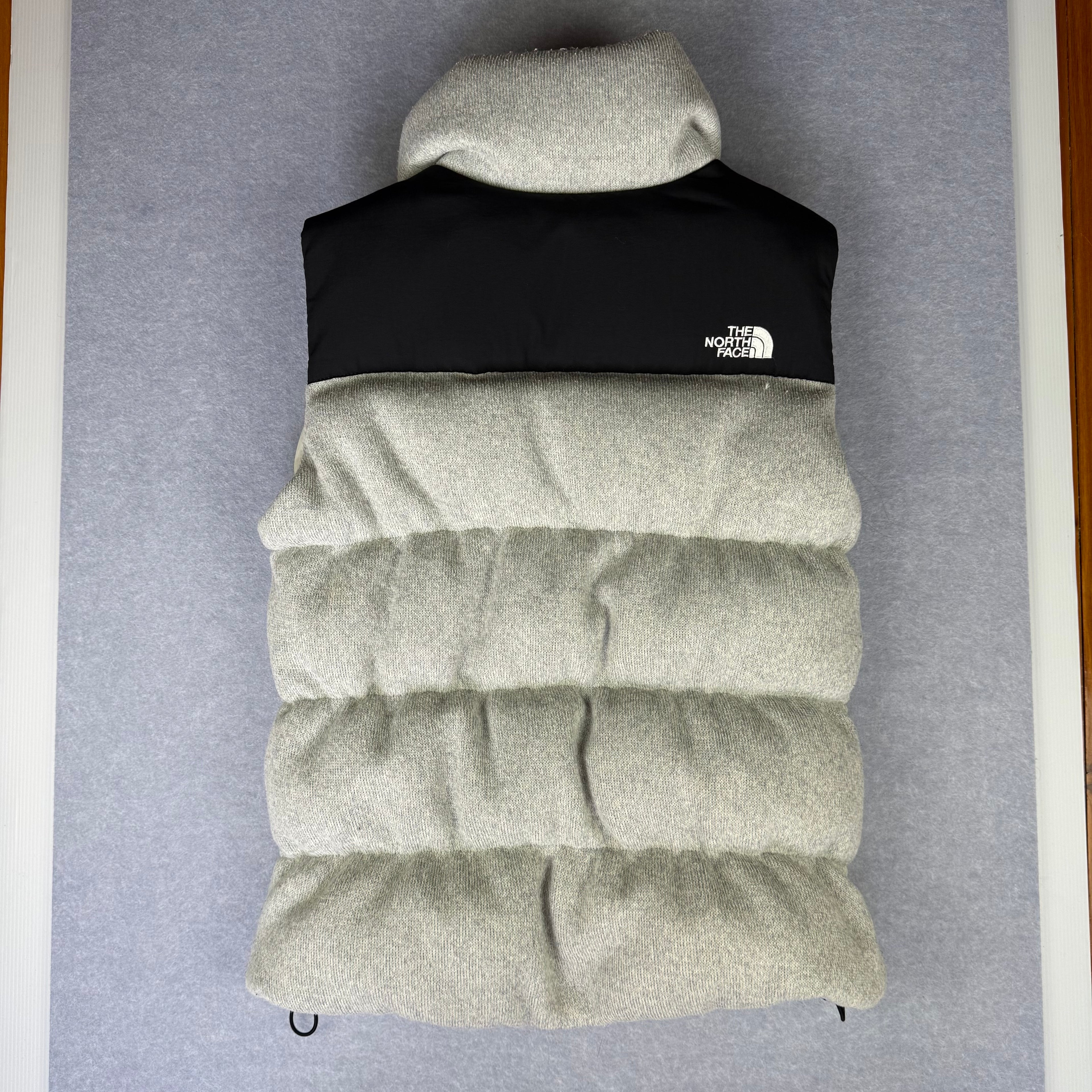 VINTAGE The North Face 1996 Nupste Down Vest size S Grey and Black