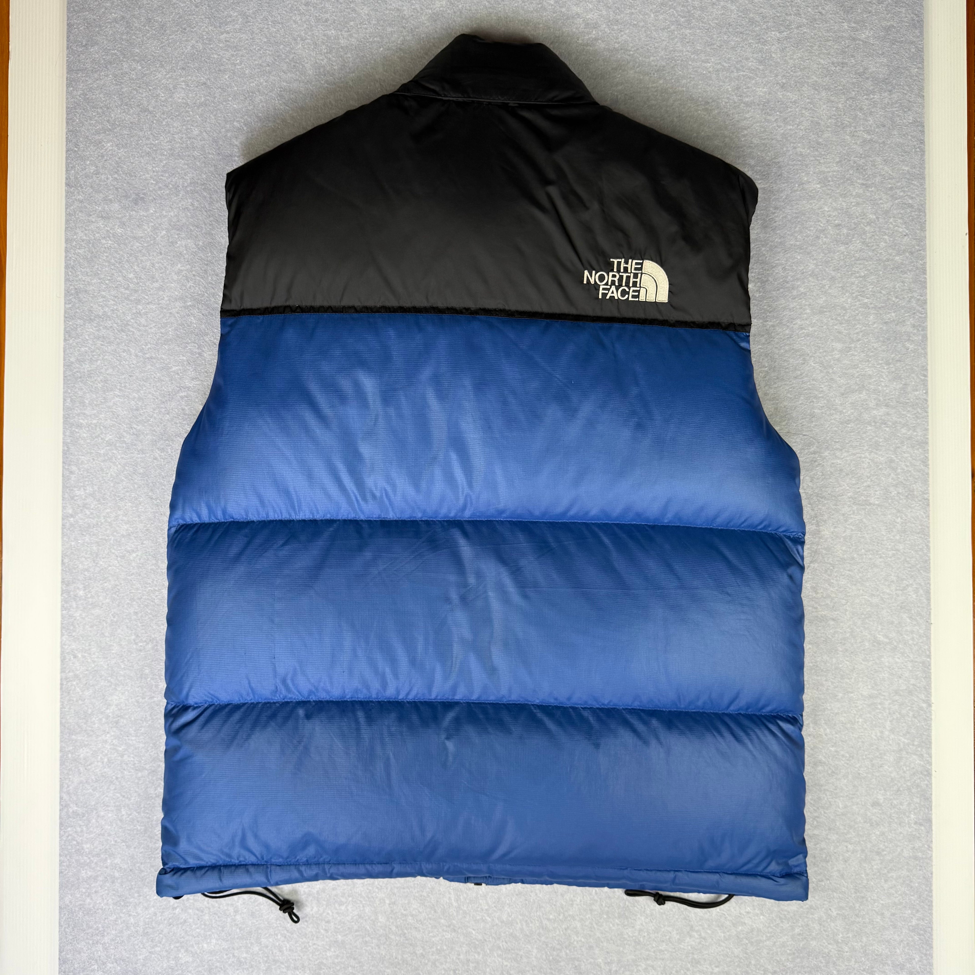 VINTAGE The North Face 1996 Nupste Down Vest size M Blue