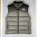 VINTAGE The North Face Grey Nuptse 2 Puffer Vest Large Grey and Black
