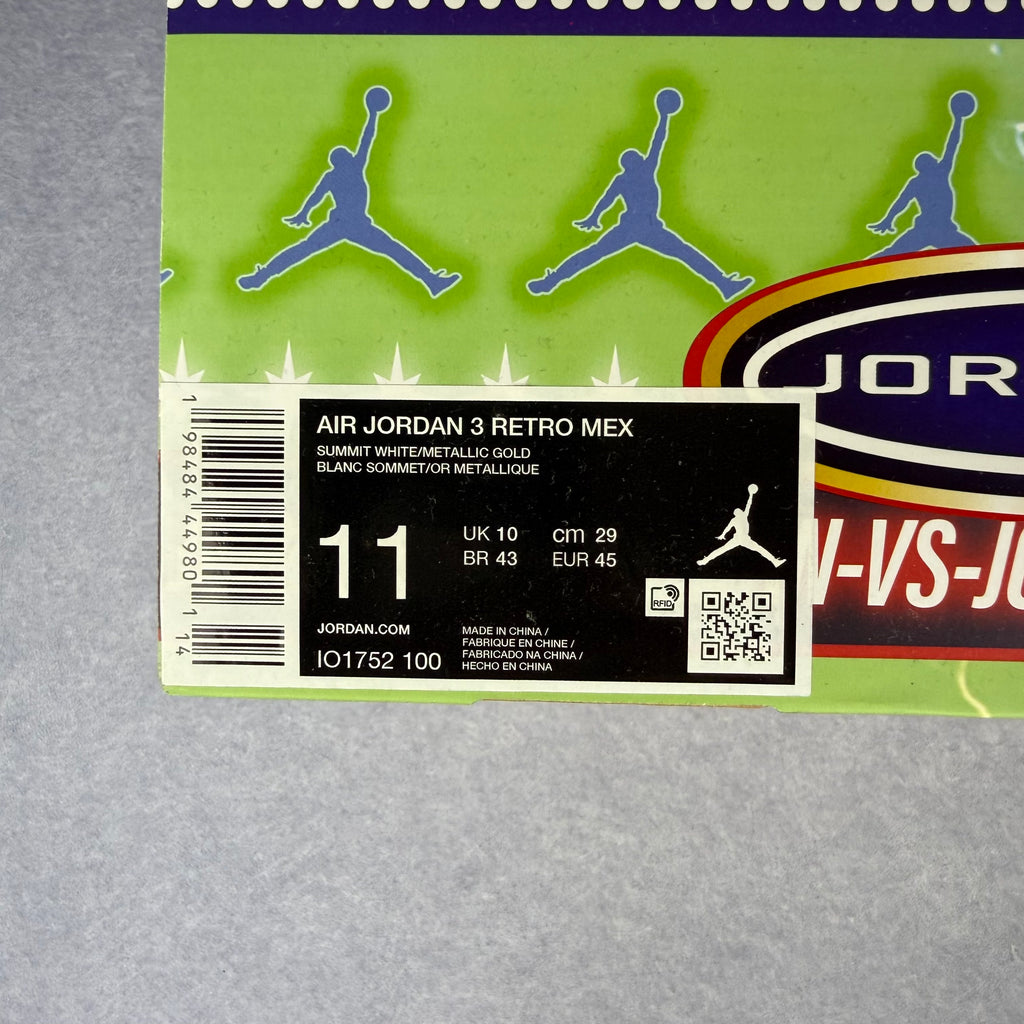 Nike Air Jordan 3 Retro Size US11