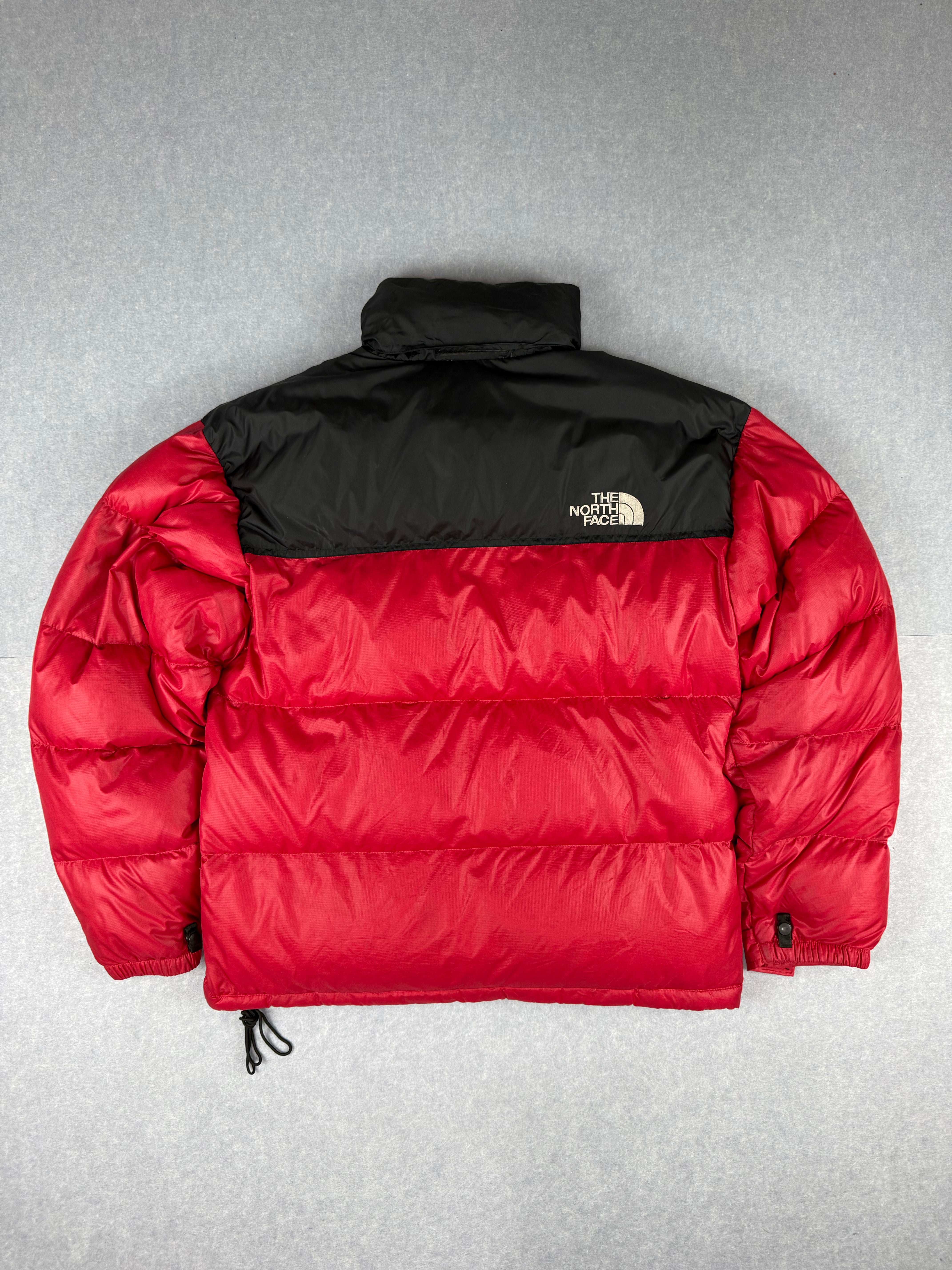 Vintage The North Face 700 Retro 1996 Nuptse Jacket Red and Black