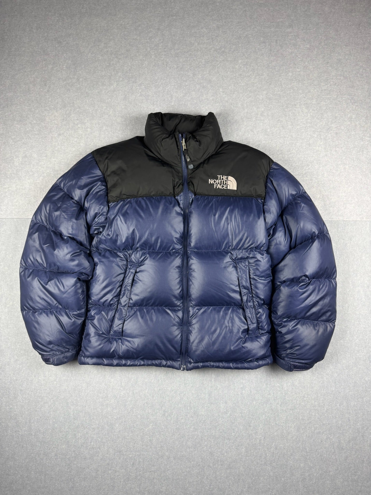 Vintage The North Face 700 Nuptse Puffer Jacket Dark Blue (Navy) - Small Men's