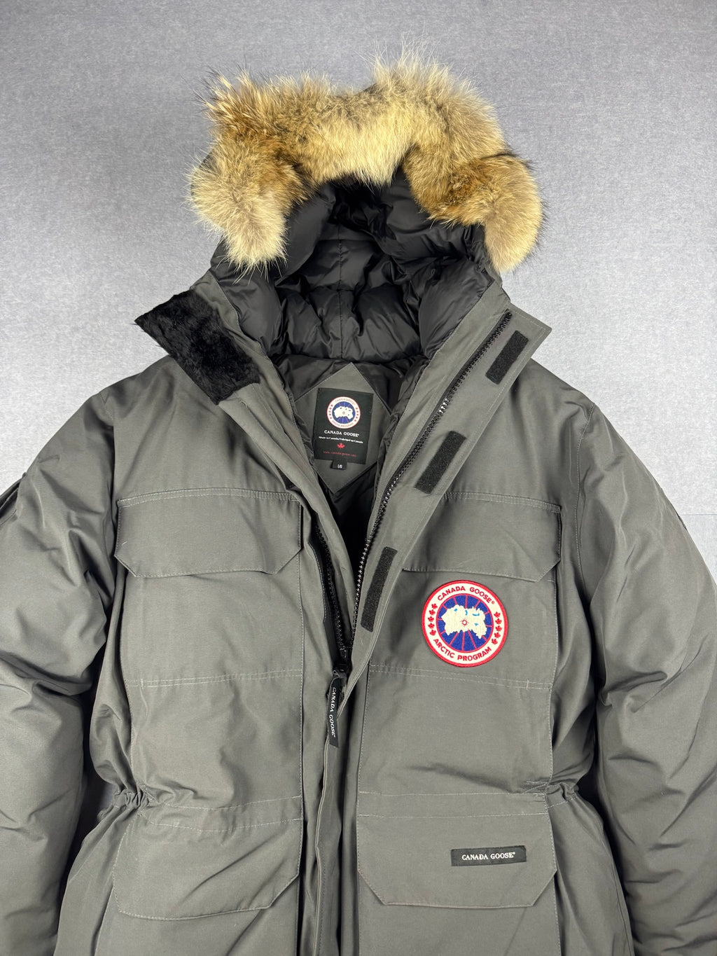 Vintage Canada Goose Expedition Parka 4565M — Graphite — Large