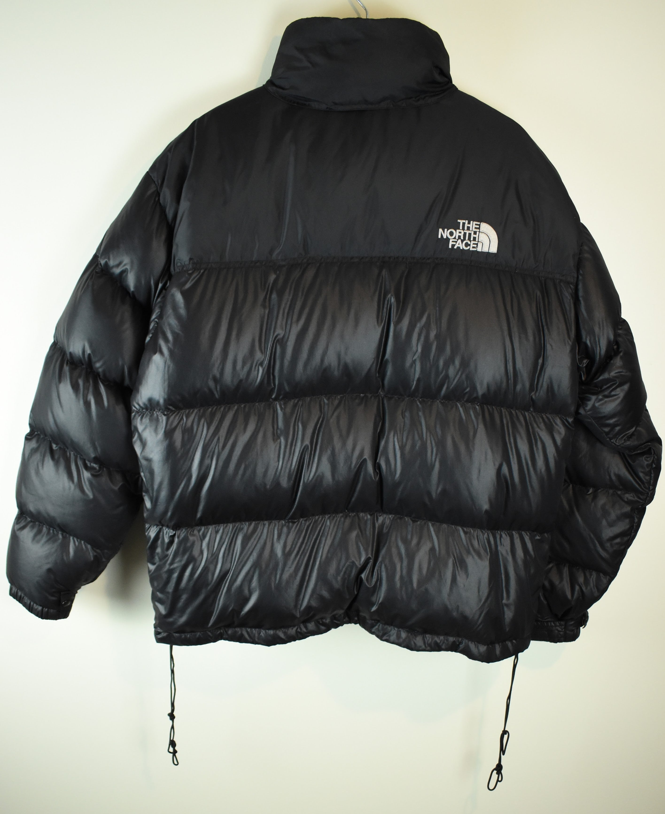 Vintage The North Face 700 Nuptse Puffer Jacket Shiny Black - Extra Large | Vintage Clothing