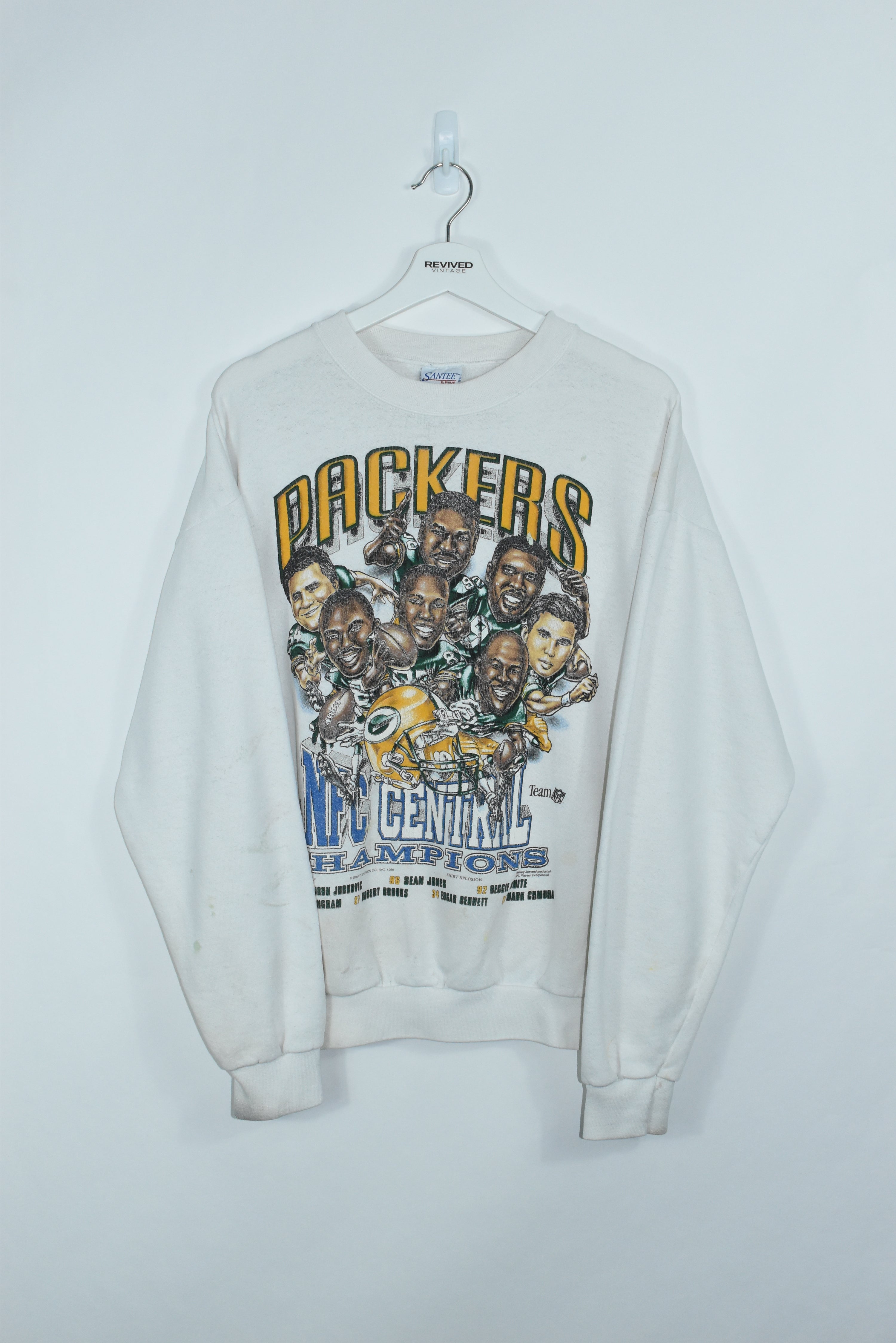 Vintage Green Bay Packers Graphic Sweatshirt Large