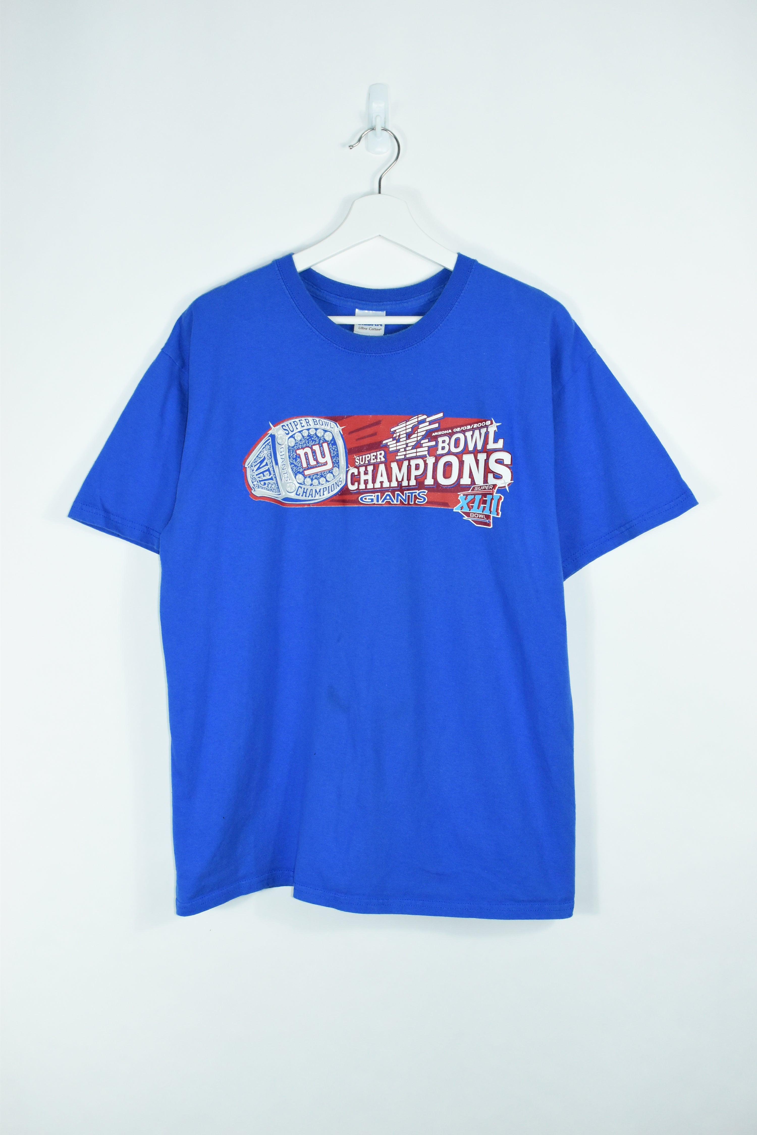 Vintage NY Giants Super Bowl T Shirt LARGE