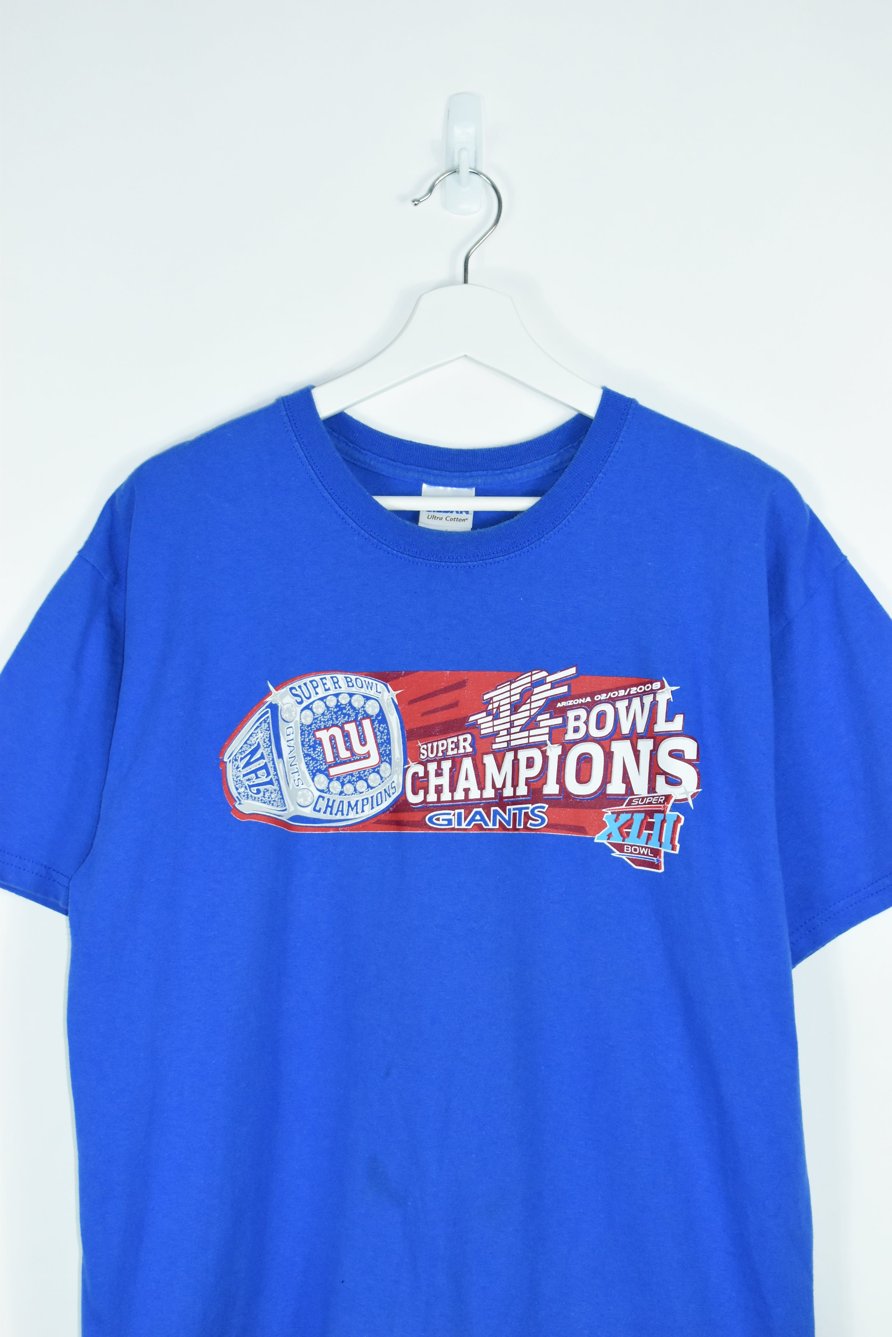Vintage NY Giants Super Bowl T Shirt LARGE