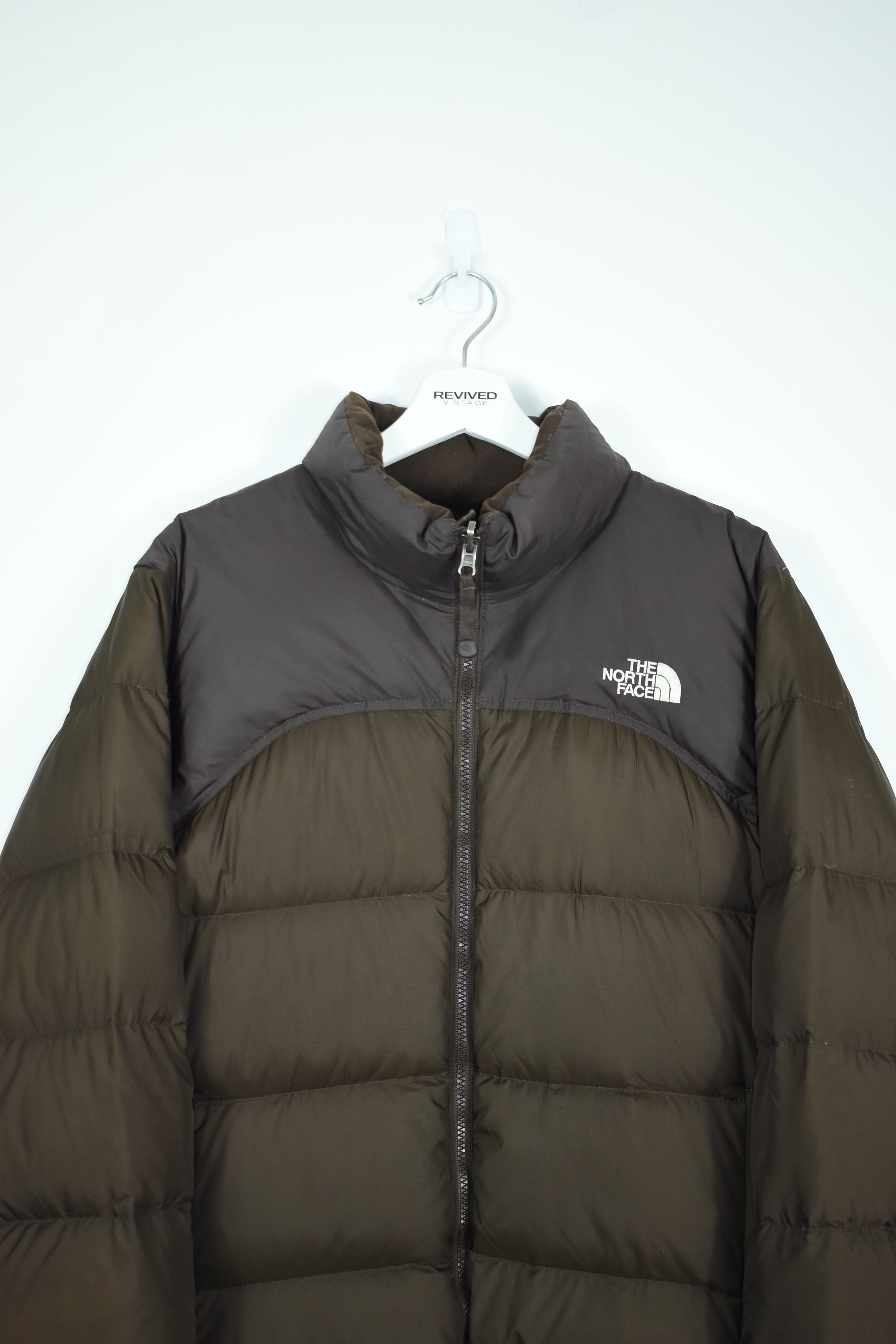 VINTAGE NORTH FACE RARE BROWN NUPTSE 700 PUFFER LARGE (WOMENS)