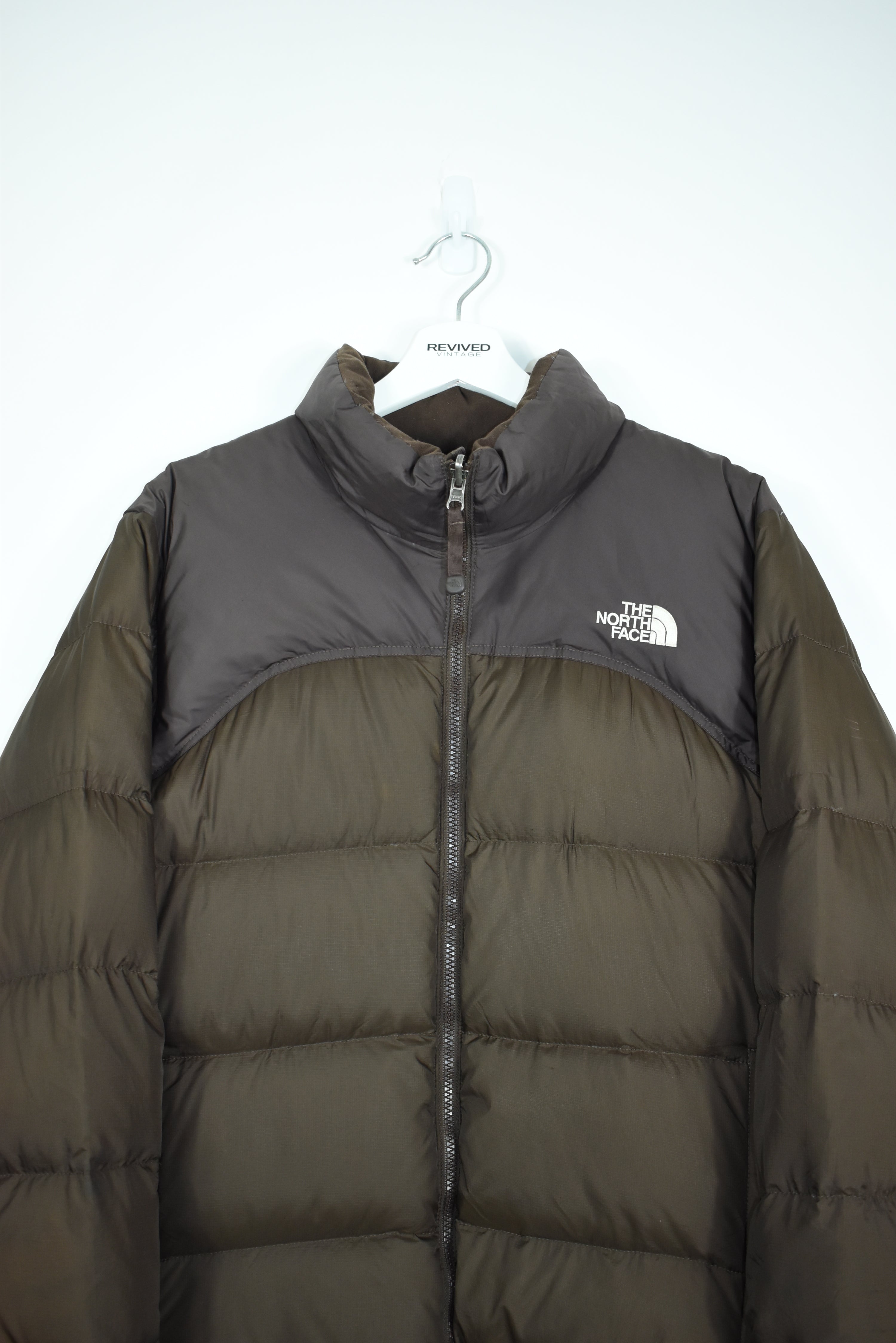 VINTAGE NORTH FACE RARE BROWN NUPTSE 700 PUFFER LARGE (MENS)