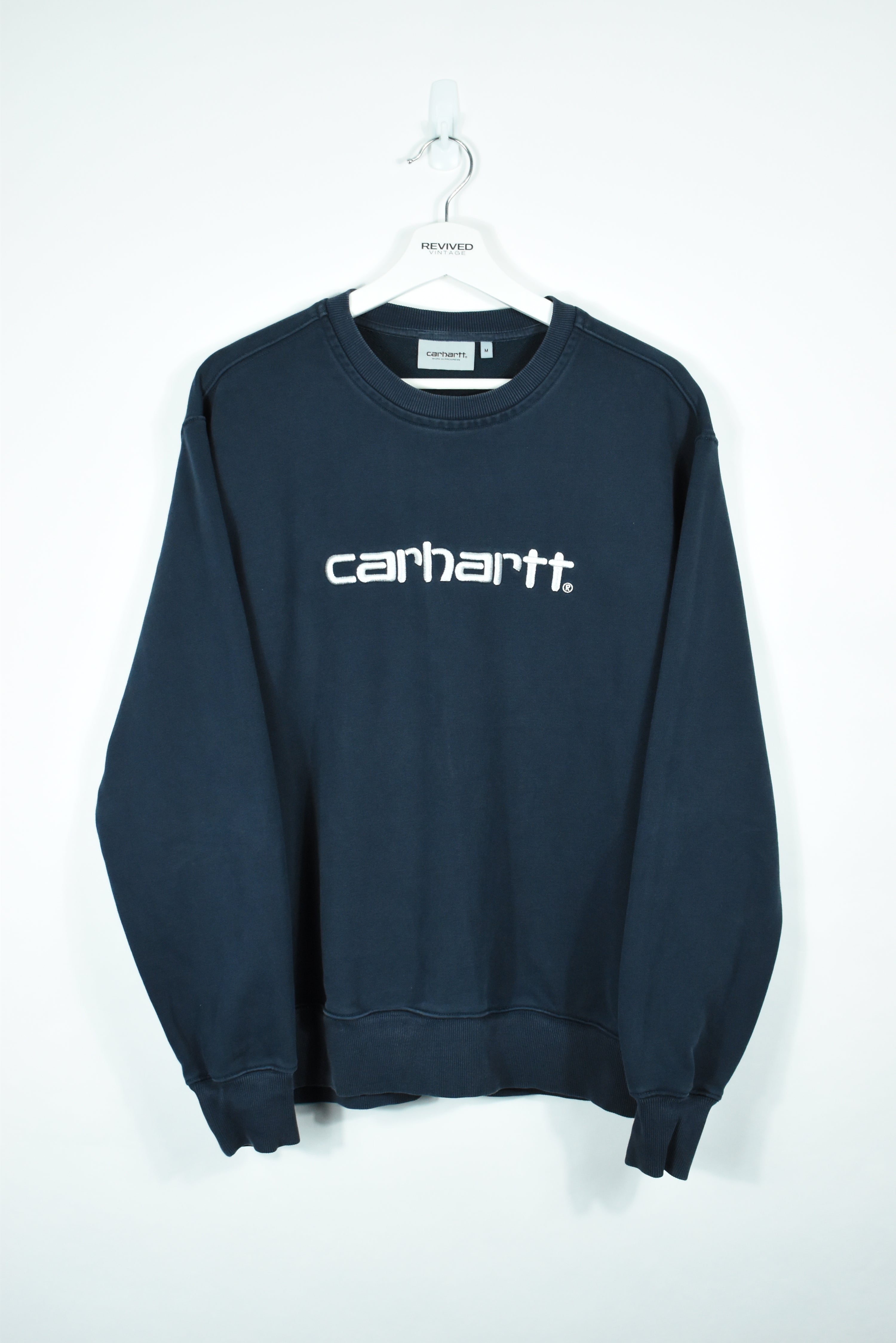Vintage Carhartt Embroidery Sweatshirt Medium