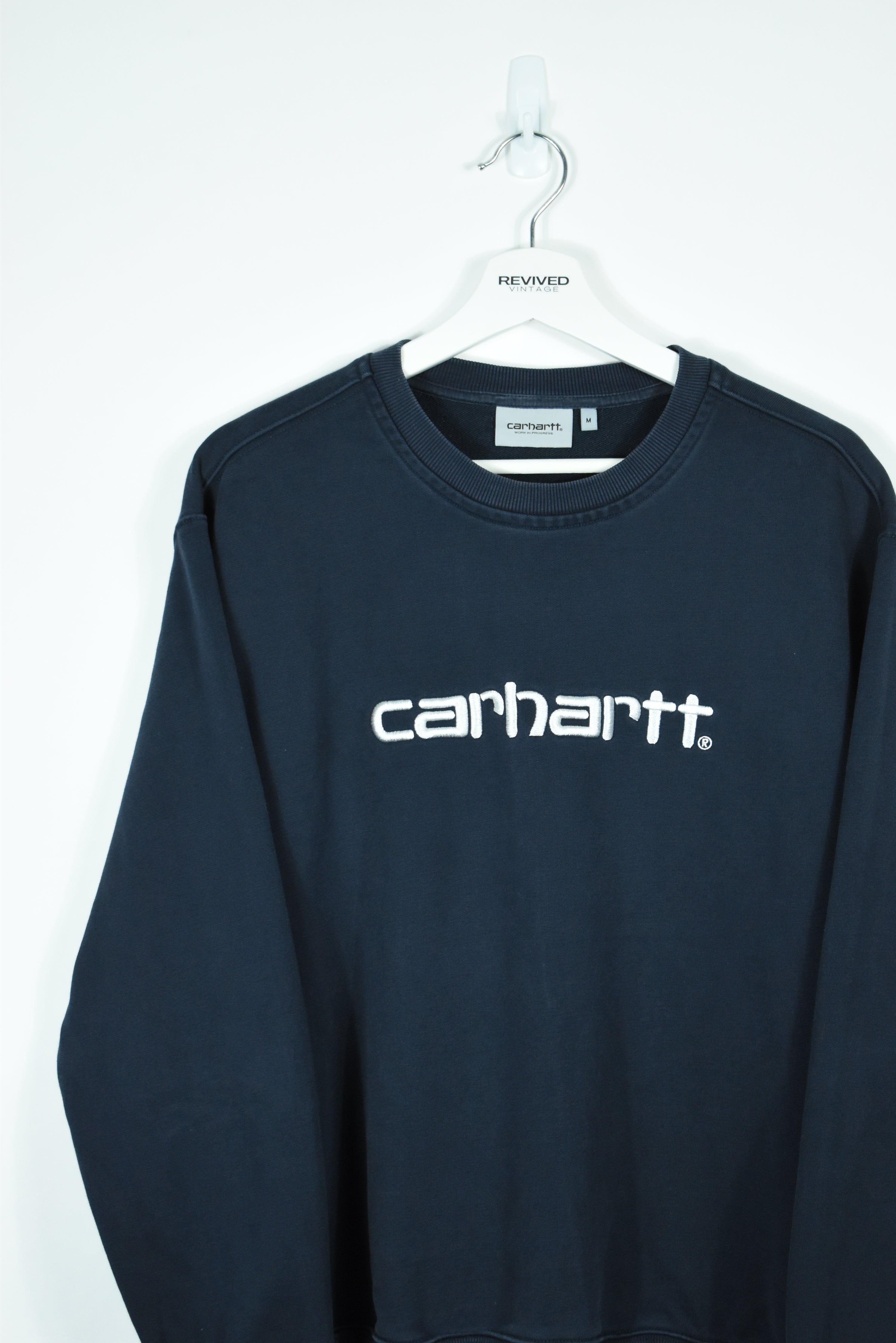 Vintage Carhartt Embroidery Sweatshirt Medium