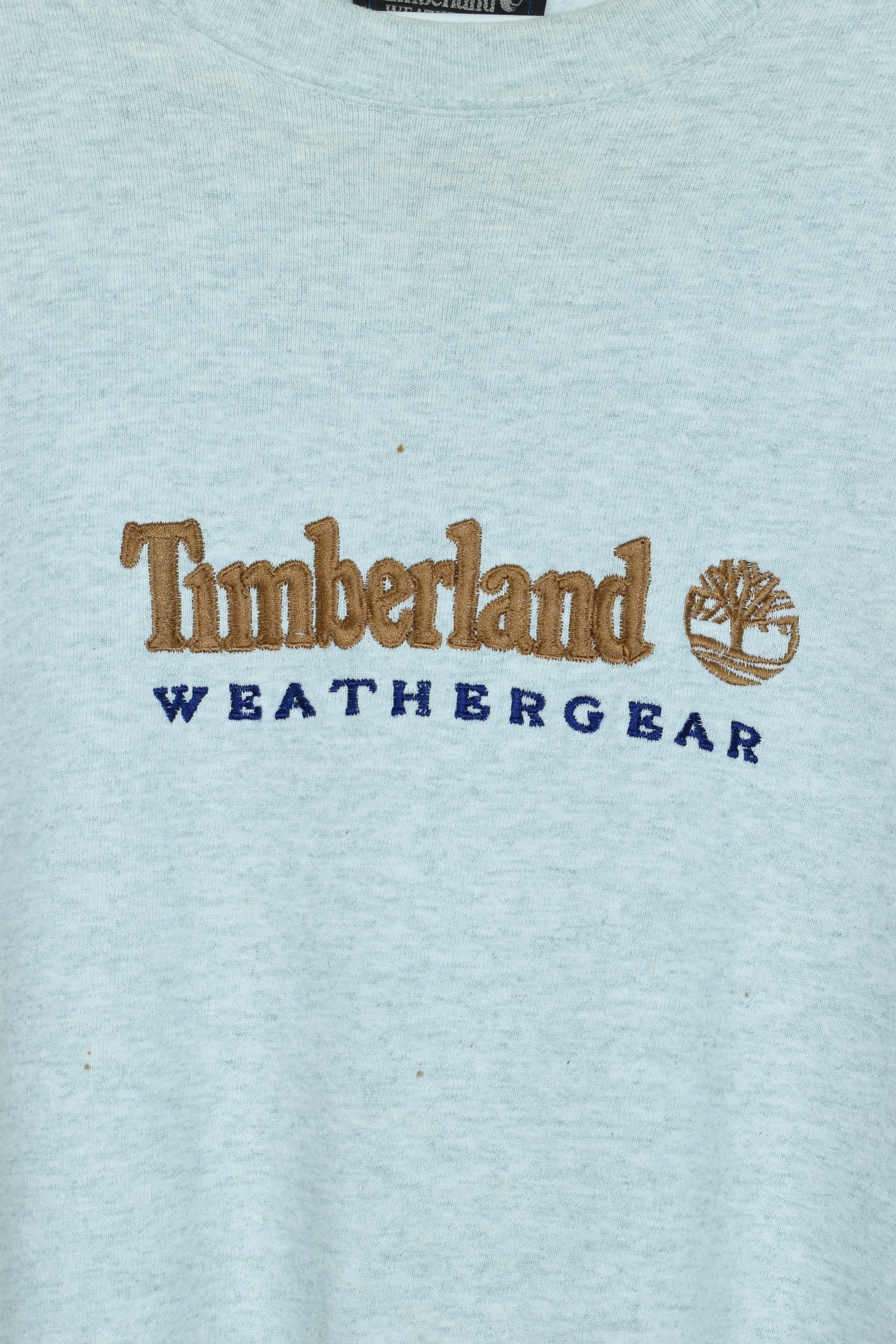 VINTAGE TIMBERLAND EMBROIDERY SWEATSHIRT GREY XLARGE