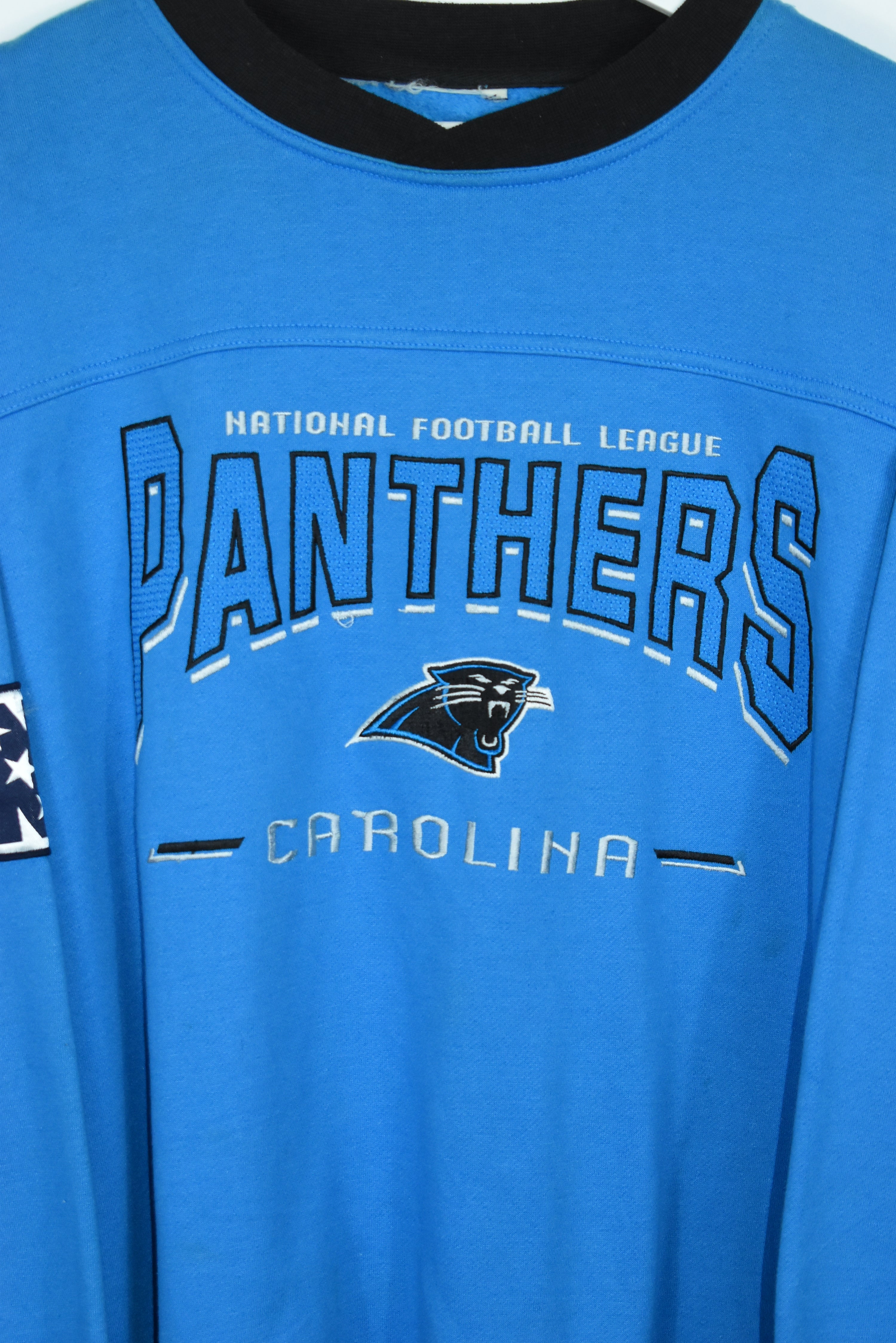 Vintage Carolina Panthers Embroidery Sweatshirt Xlarge /XXL