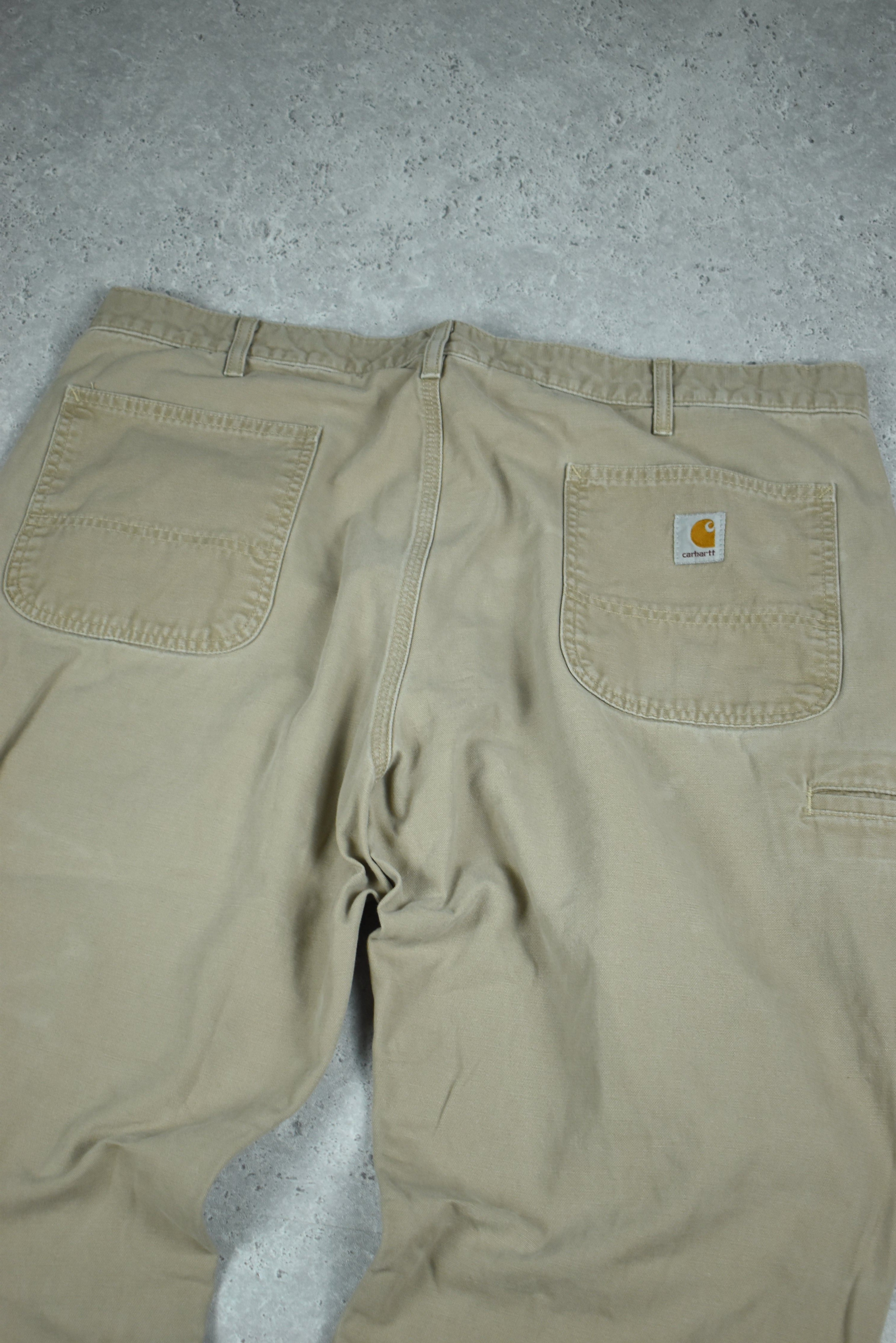 Vintage Carhartt Relaxed Fit Beige Pants 40x30