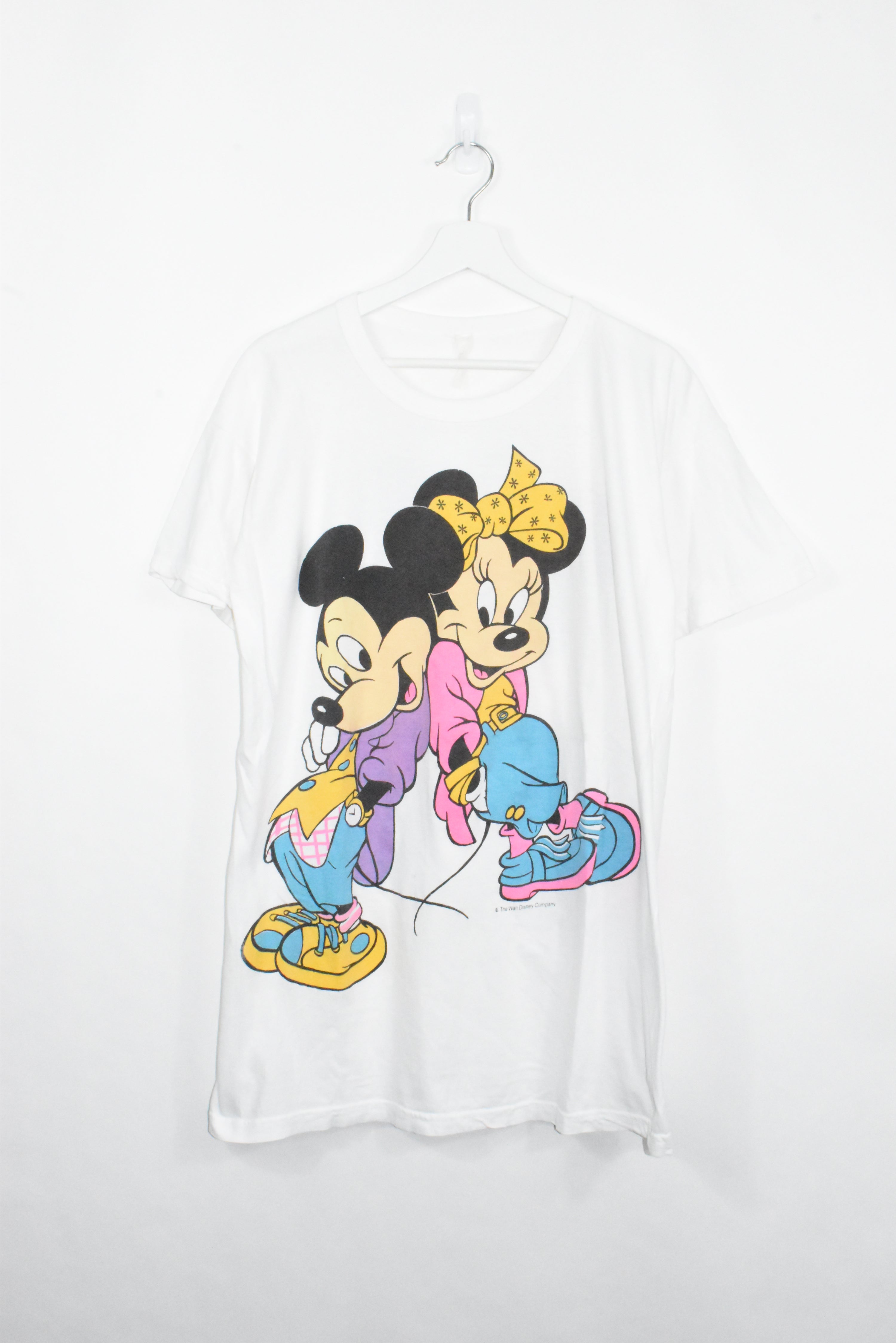 Vintage Disney Mickey Print Tee Xlarge
